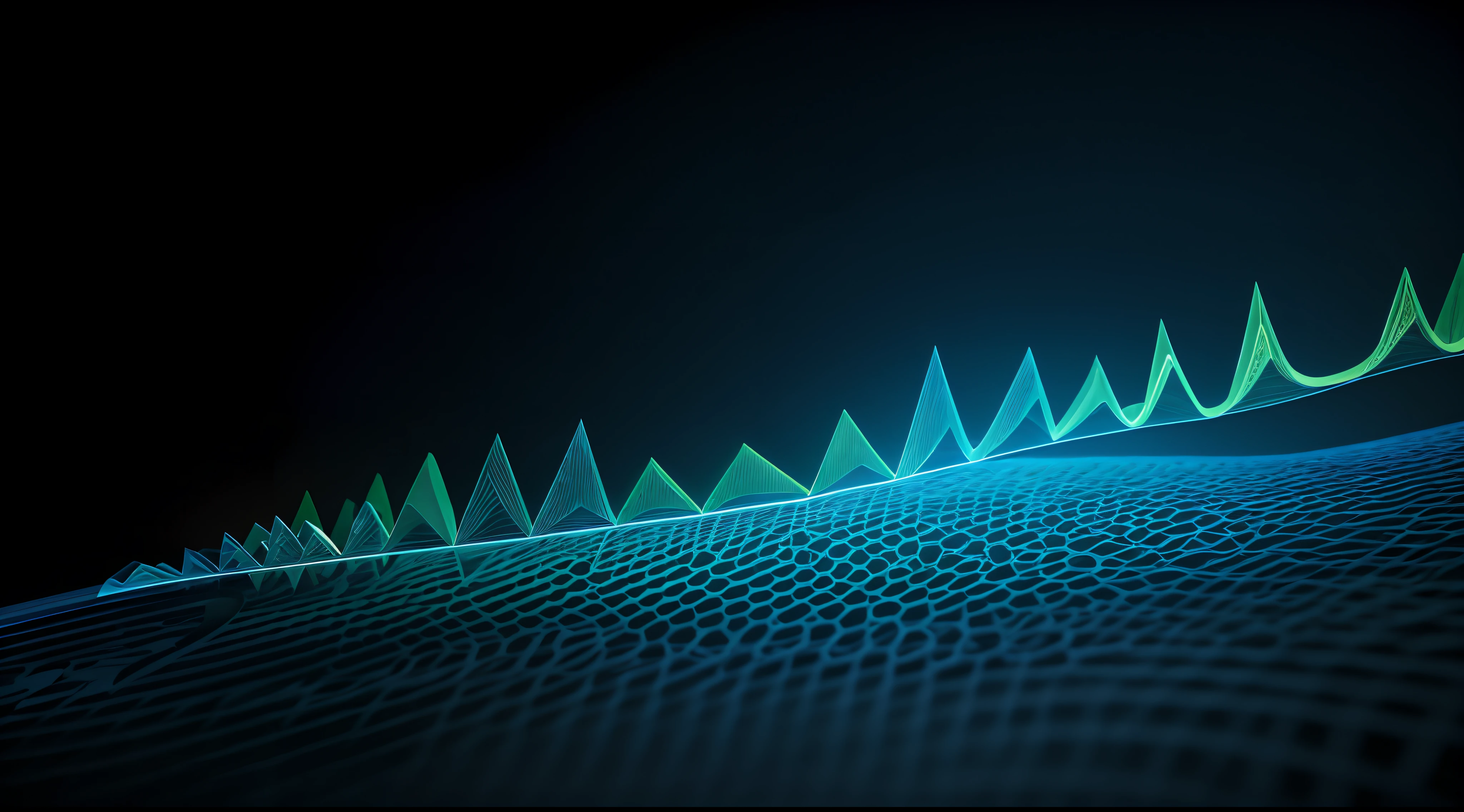 Engaging 3D visualization featuring stunning graphs、glinting