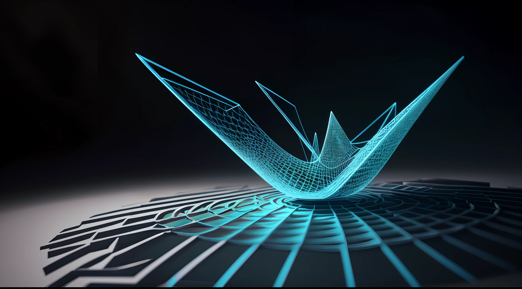 Engaging 3D visualization featuring stunning graphs、glinting