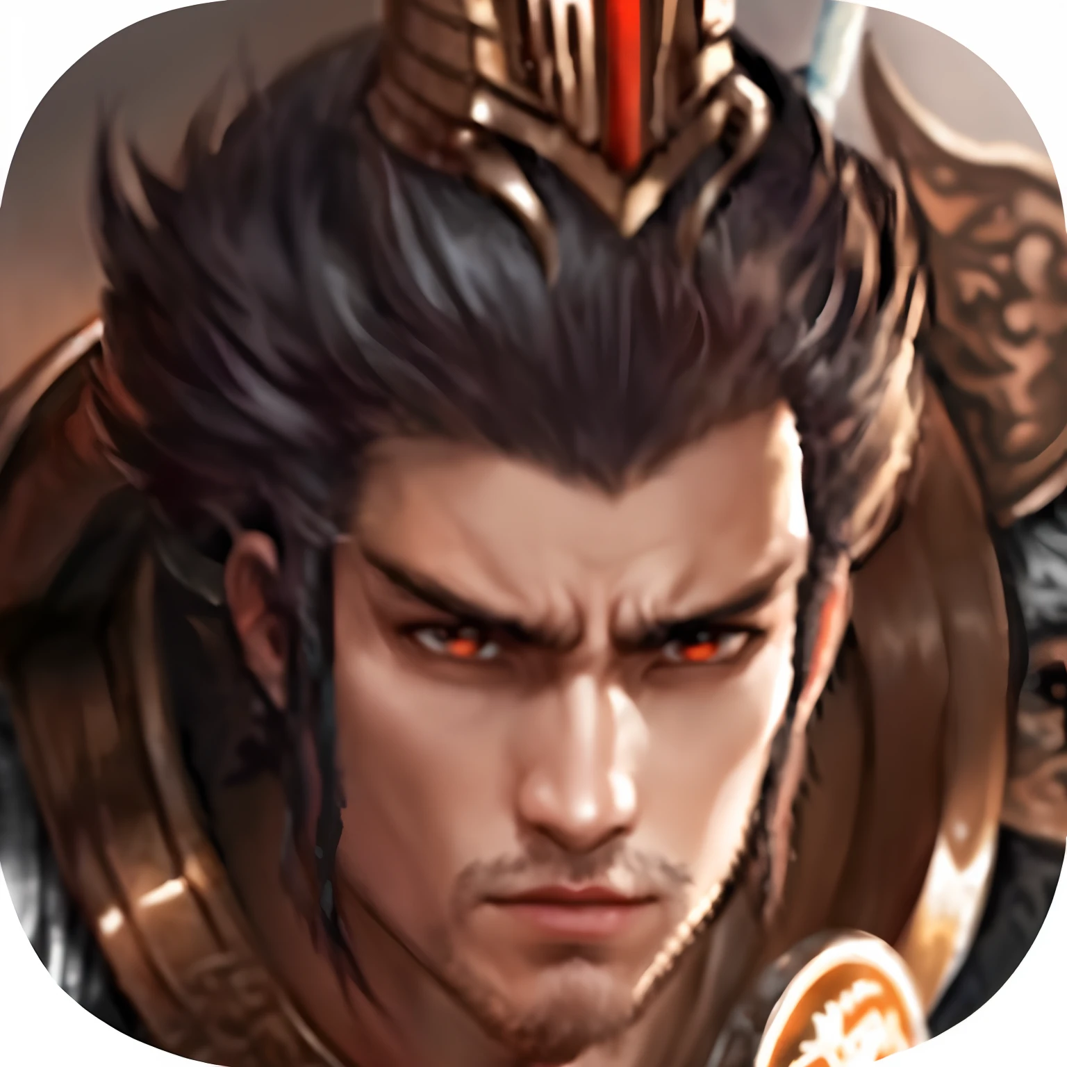 Close-up of a man with a sword and helmet, heise jinyao, xianxia hero, Avatar image, zhao yun, bian lian, inspired by Li Kan, drak, yiqiang and shurakrgt, Inspired by Huang Shen, nanquan, author：Sun Long, kanliu666, zmonzheng，Verism, sparkle, reflection light, ray tracing, backlighting, highres, 4K, 8k, 16k, high quality, UHD, textured skin, ccurate, award winning, best quality, high quality, high details