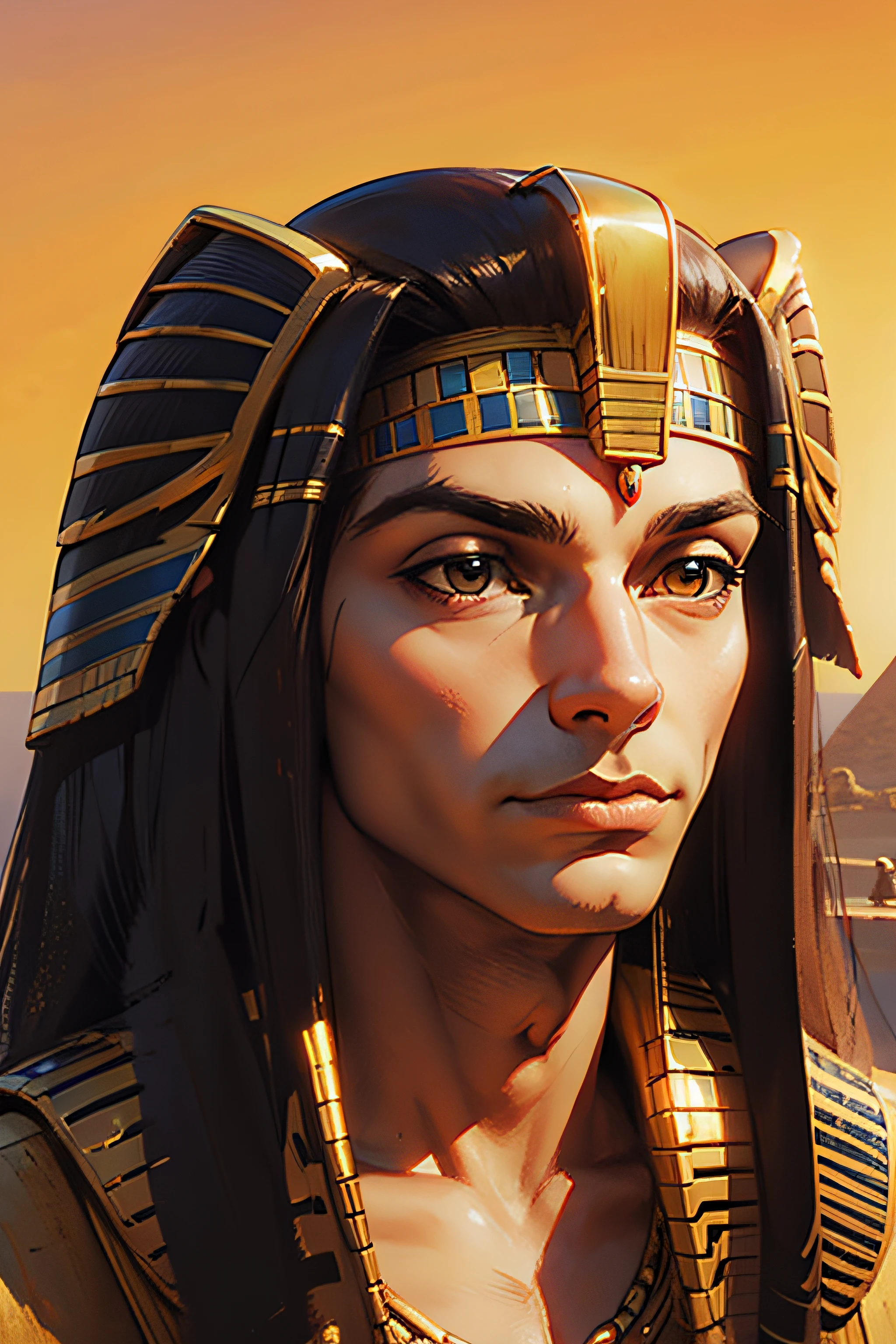 sphinx, Egypt, Men's Face