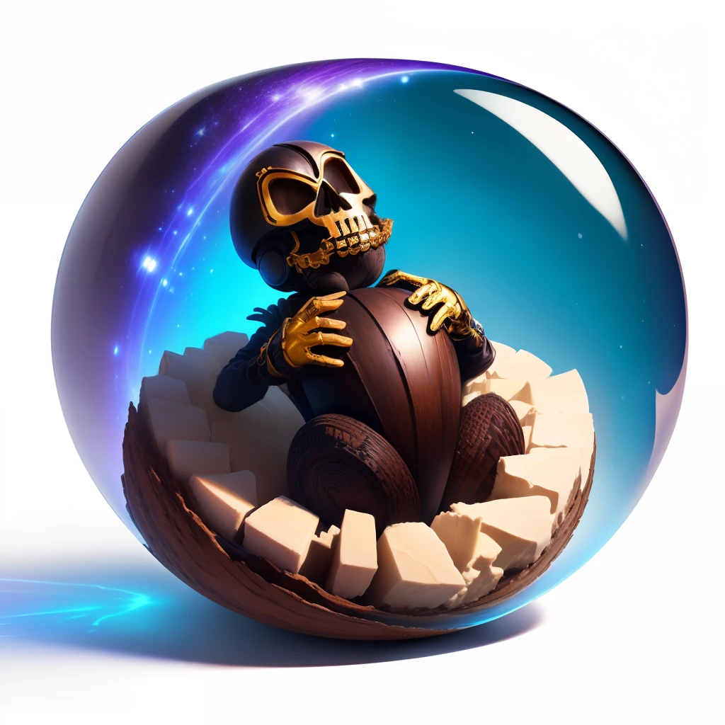 Coco de forma tridimensional