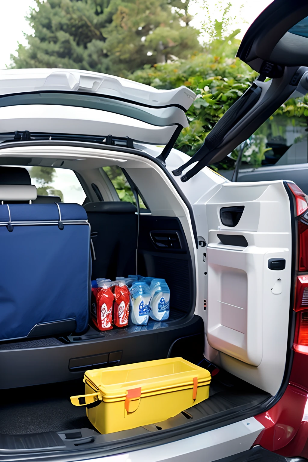 Own family car、Bolides、Installation of a small refrigerator in the trunk
