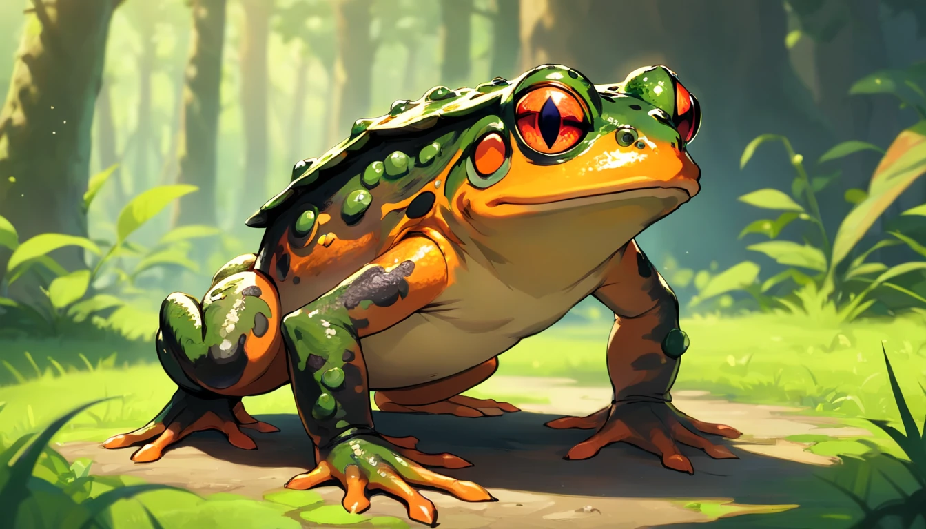 <lora:niji-cutelineartanimal:1.00>, frog, <clip:skip:2>, masterpiece, 8k, high resolution, shallow depth of field, sharp focus