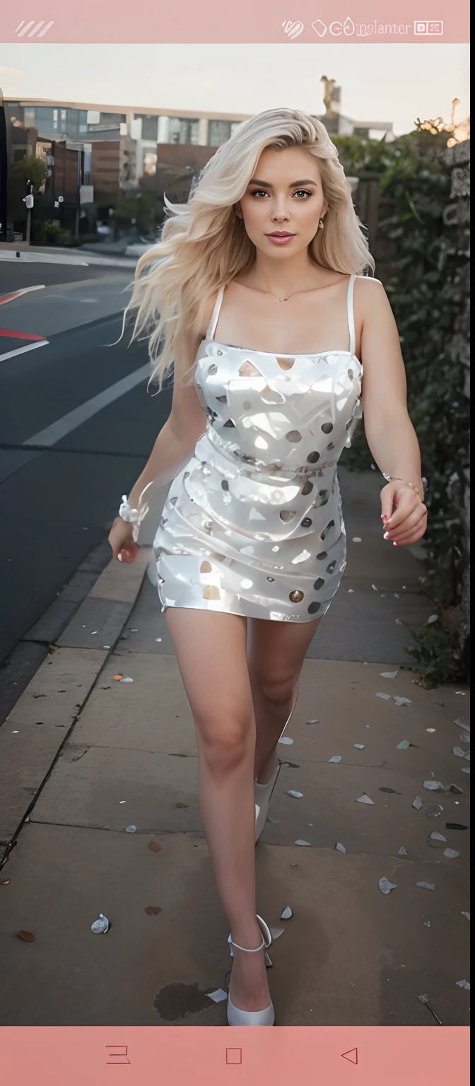 DIAMOND DRESS , WHITE SKIN, MILF