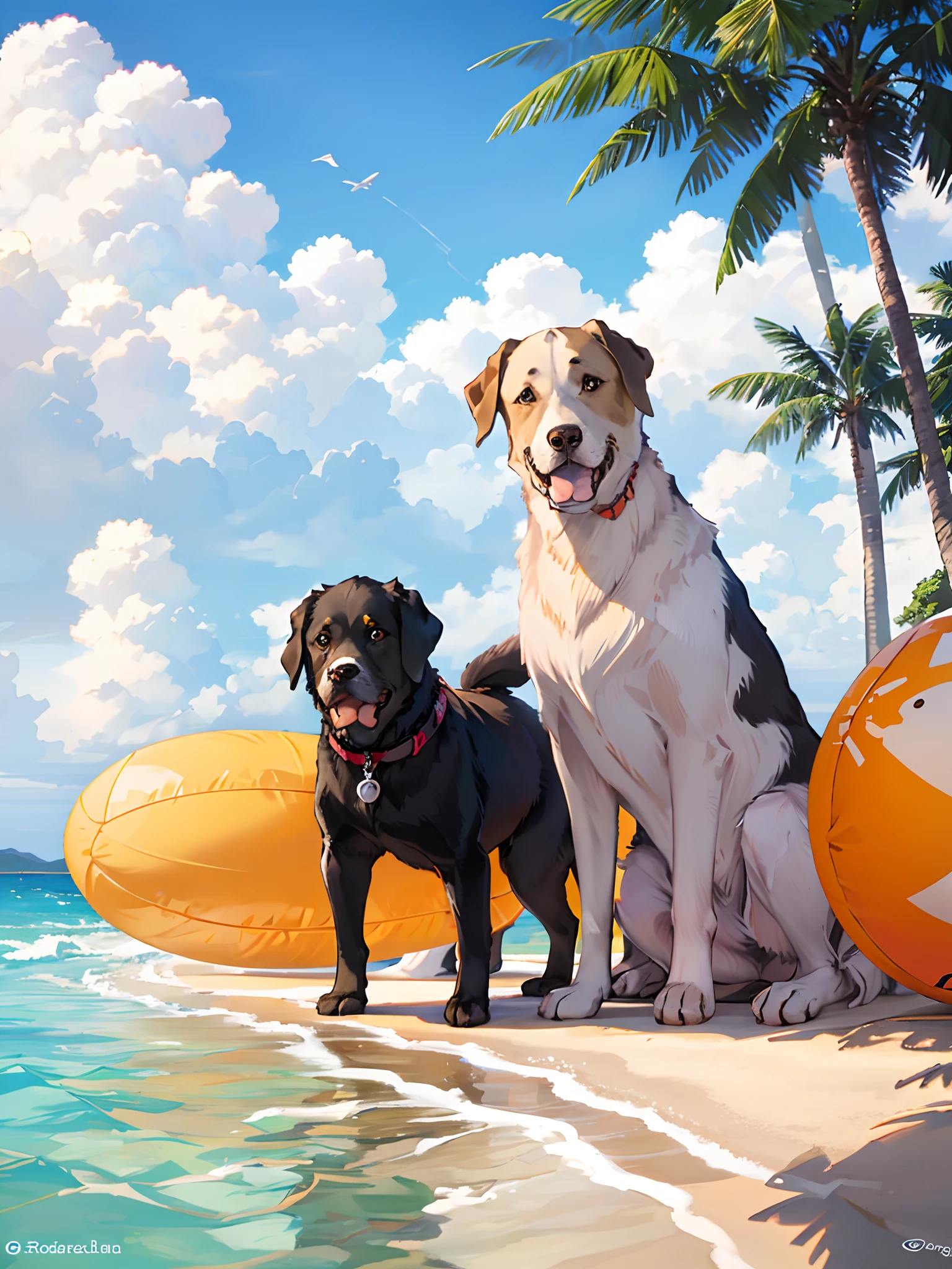 Labrador soleil plage
