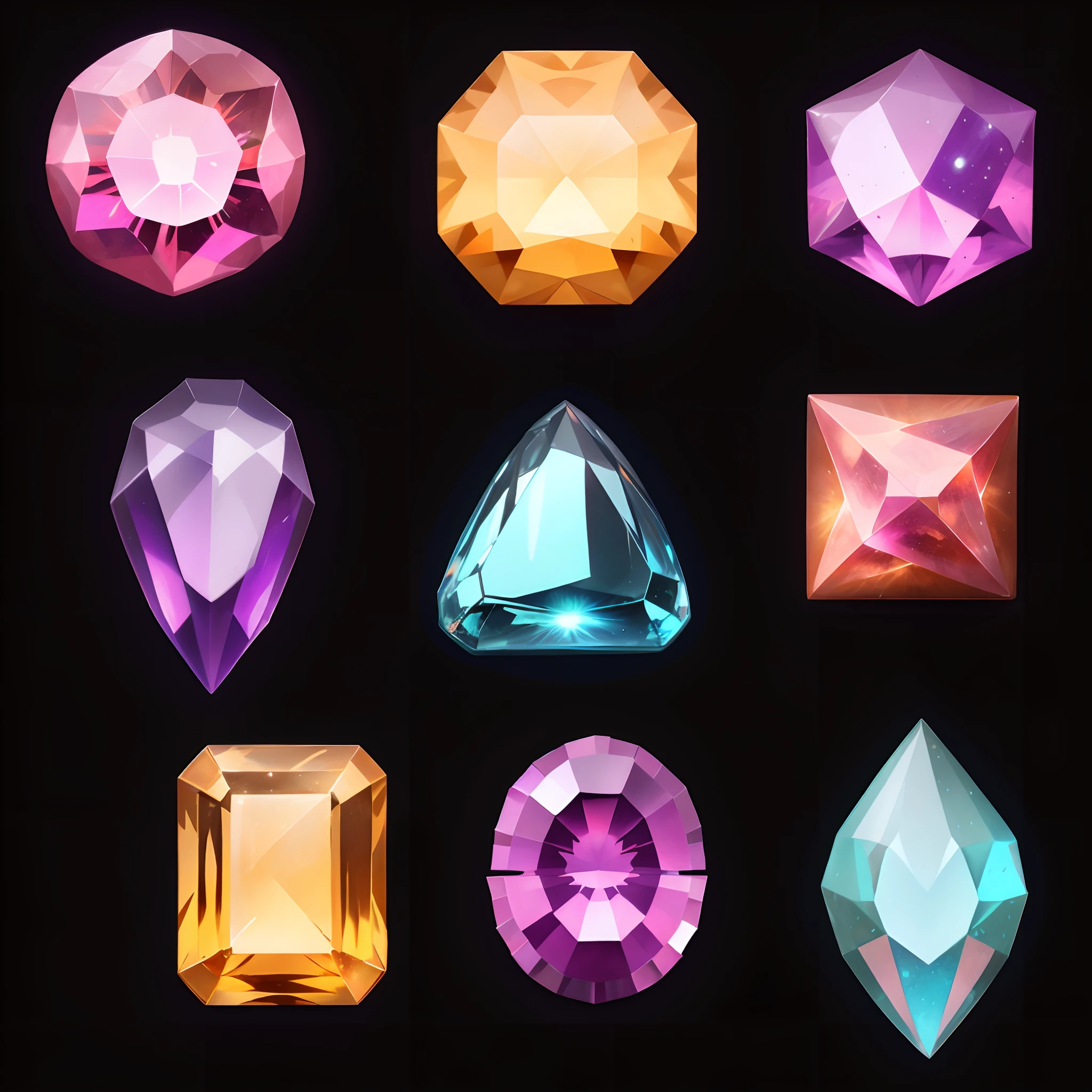 gameicon，Pedras preciosas，Game gems，highest masterpiece，high qulity