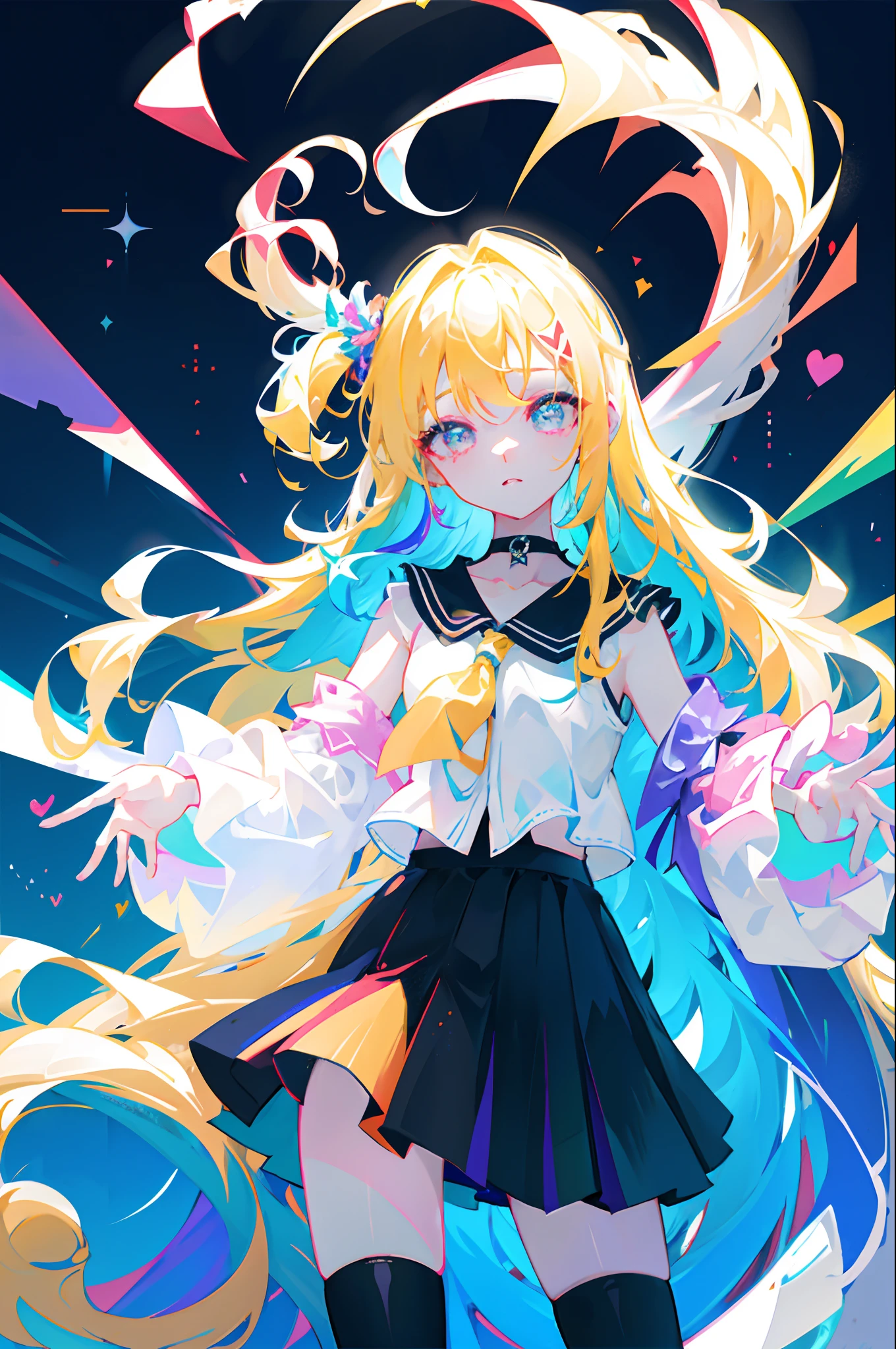 rainbow paint, a girl made entirely out of rainbow paint, entirely paint, 1girl, all rainbow paint, hdr, (intricate details, hyperdetailed:1.15), gorgeous lighting, rainbow, paint splatter, splashes, very rainbow, very colorful, neon, paint drops, rainbow paint background, colorful background