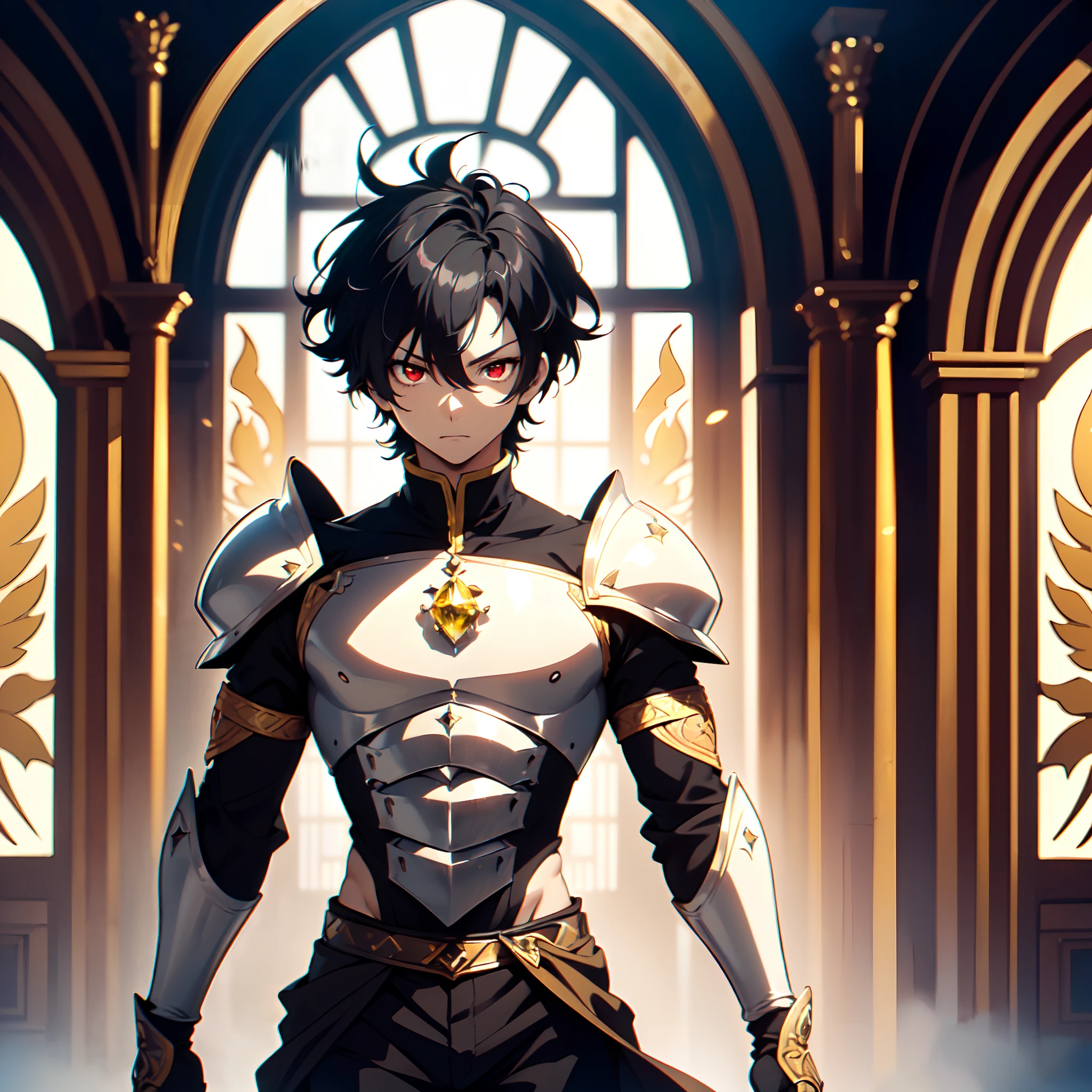 128K Ultra High Definition,
128K Ultra High Quality,
128K Ultra High Resolution,
Best Definition,
Best Quality,
Best Resolution,
Perfectly Detailed,
Perfectly Designed,
Extremely Detailed,
Extremely Designed,
Hyper Detailed,
Hyper Definition,
Hyper Quality,
Hyper Resolution,
Masterpiece,
(((Anime))),
Body Shot,
(((Boy))),
Handsome,
Muscular Body,
(((Black Short Hair))),
(((Red Eyes))),
(((Hyper Detailed & Perfectly Designed With Ultra High Quality Yellow Topaz Warlord Armor))),
(((Inside Of Medieval Royal Palace Background Scenery))),