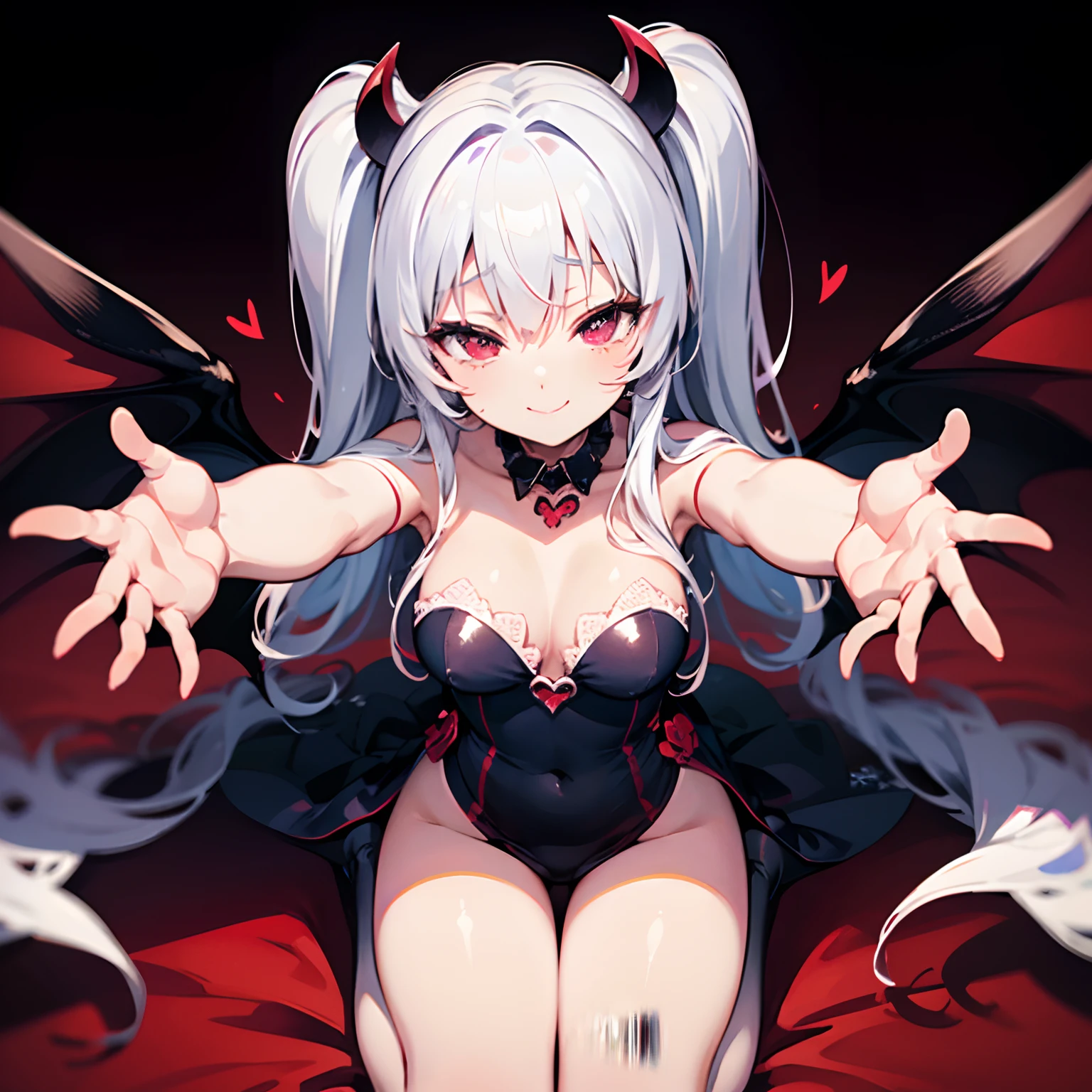 Succubus Seduction poses Erotic body kawaii faces Enchanting face Pose with open arms heart mark A slight smil Eyes are hearts Charm Magic Angle from above Multiple people hugging each other I'm kissing Heart mark on the uterus Succubus Dresses Seated Pose