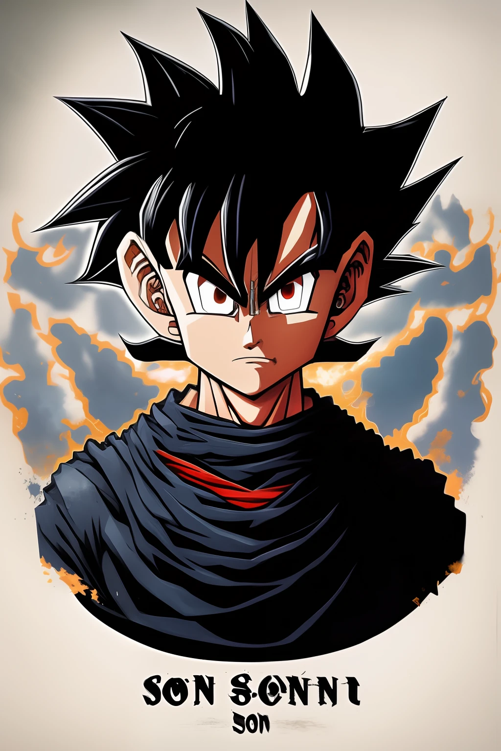 Son goku dark fantasy