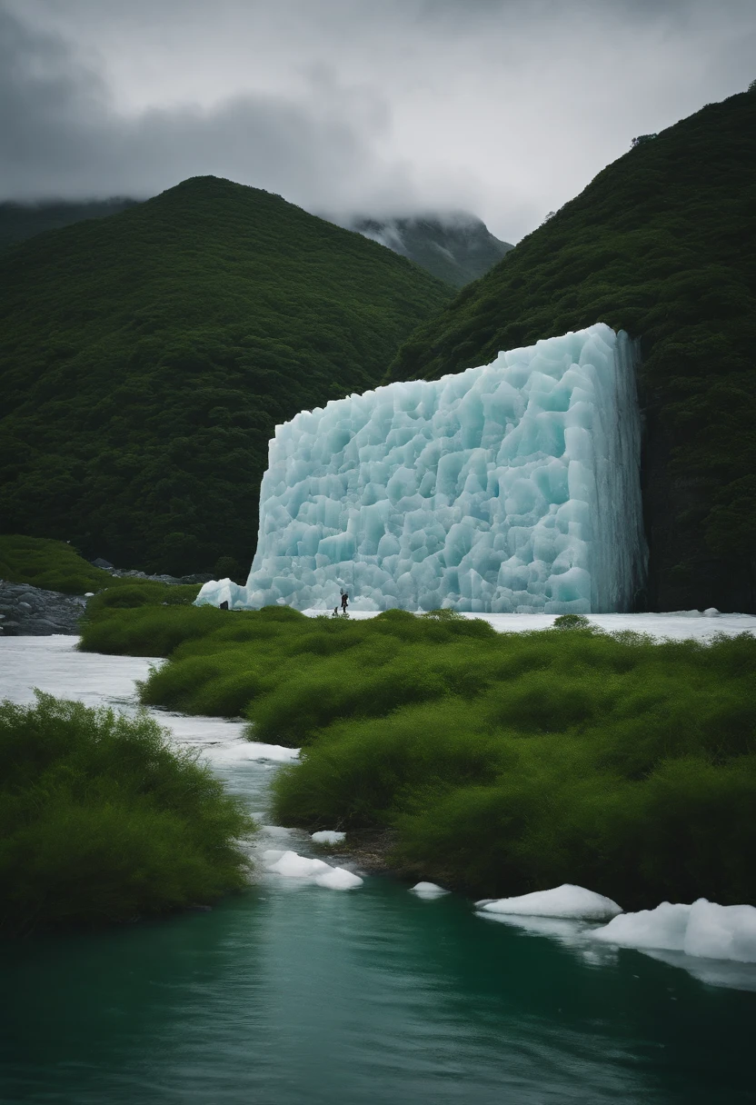 Beyond Antarctica、Go to the Garden of Eden、Beyond Antarctica、There is a green paradise, paradise、Ice wall、The border between the ice wall and the green paradise、The border between the ice wall and the green paradise