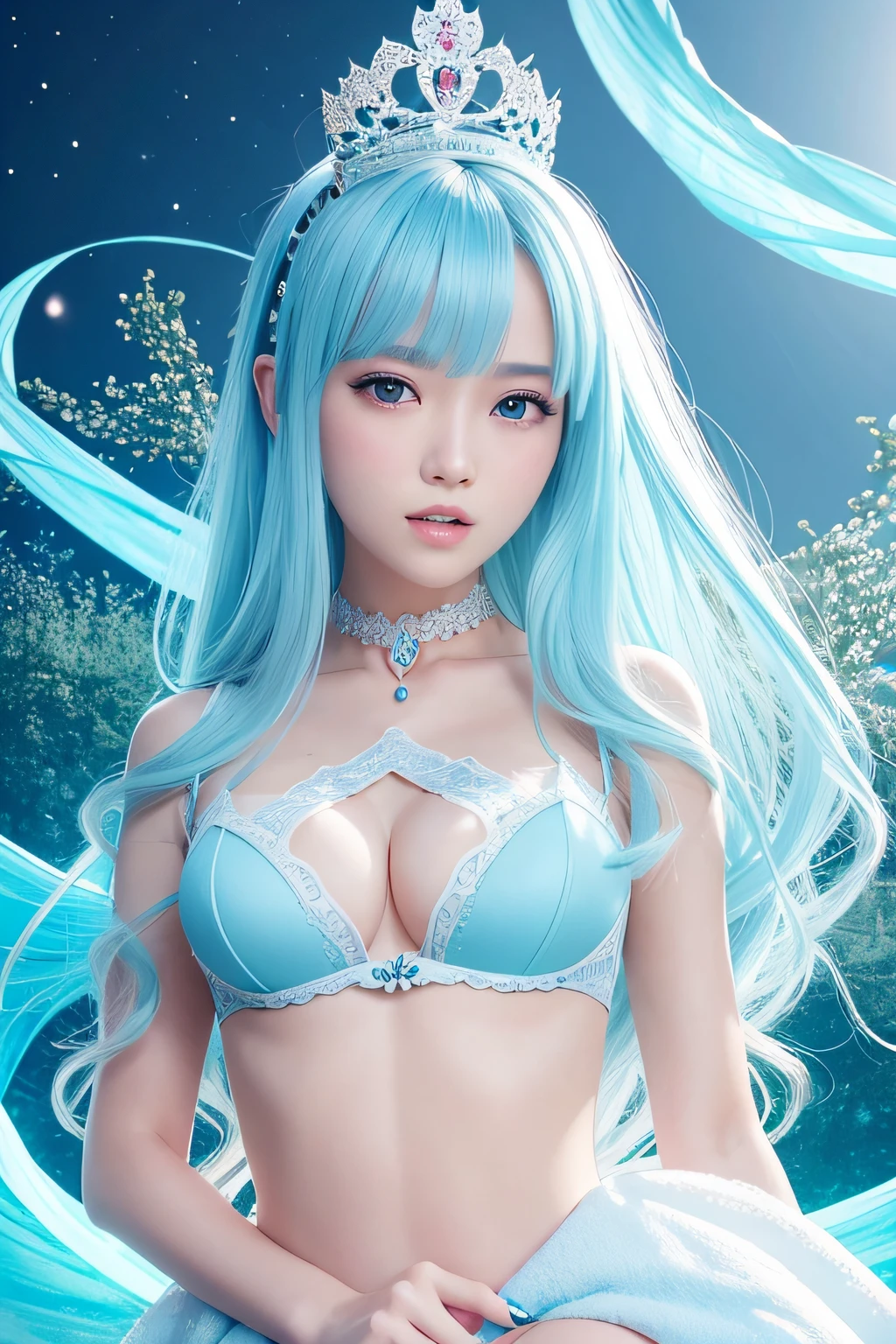 (Princess Seoritsu and the White Dragon:1.3)、(The legendary giant white dragon=White Dragon)、Princess Seoritsu is based on white、Princess Seoritsu is a slender and cute woman、FULL BODYSHOT、Natural light、top-quality、 8k wallpapers amazing, exquisitedetails, hight resolution, Beautiful Detail Girl, top-quality、Turquoise is used for the princess's tiara