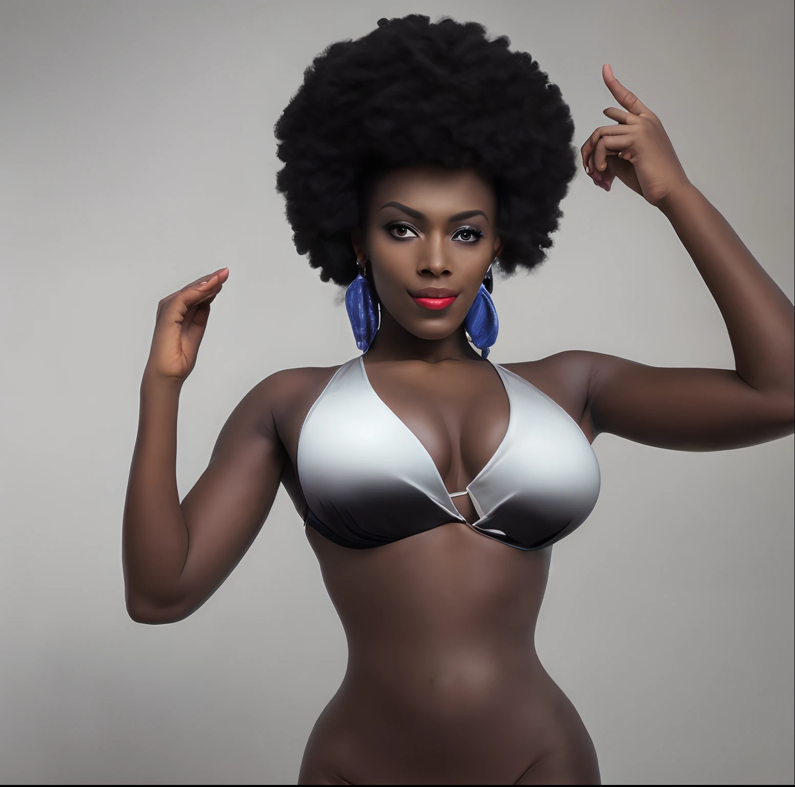 Black futanari woman