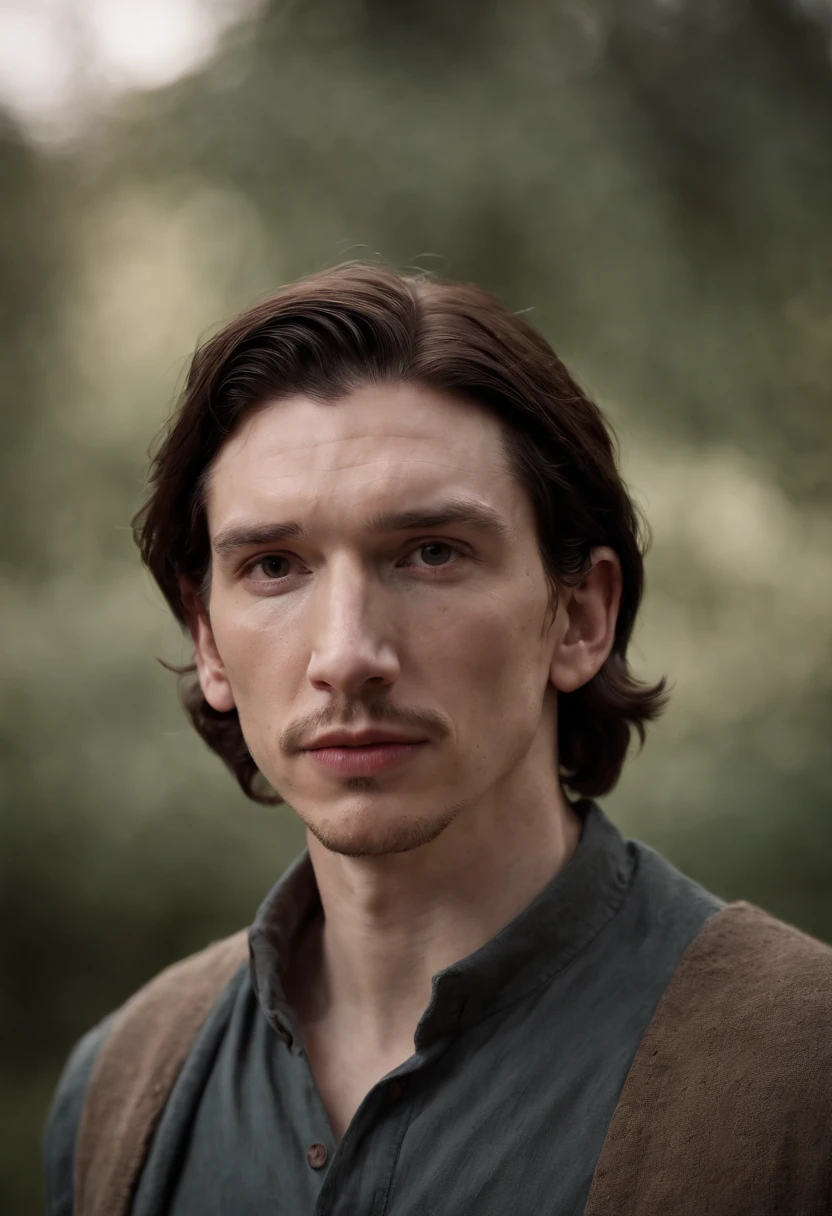 ginger adam driver with huge ears