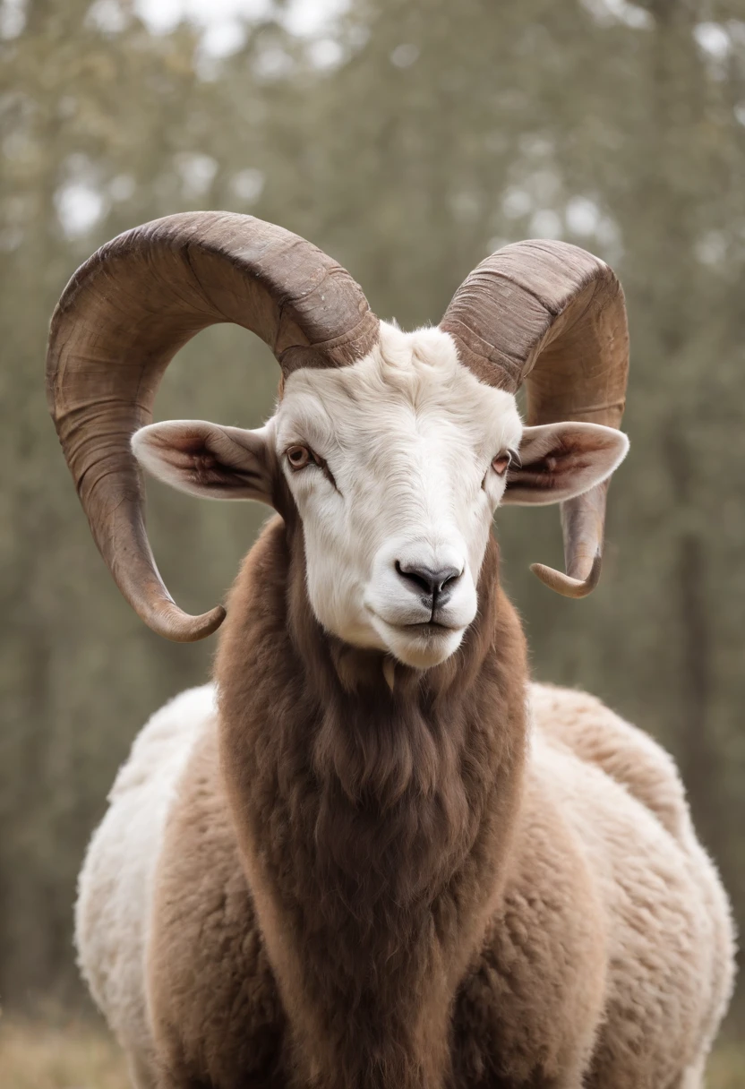 araffe with large horns standing in front of a white background, ram antlers, ram horns, ram sheep robot, sheep, horned ram goddess, big horn, big horns, white horns from eyebrows, ram skull, best on adobe stock, hybrid animal, battle ram, gold ram horns, goat, by Dietmar Damerau, huge horns, a horned