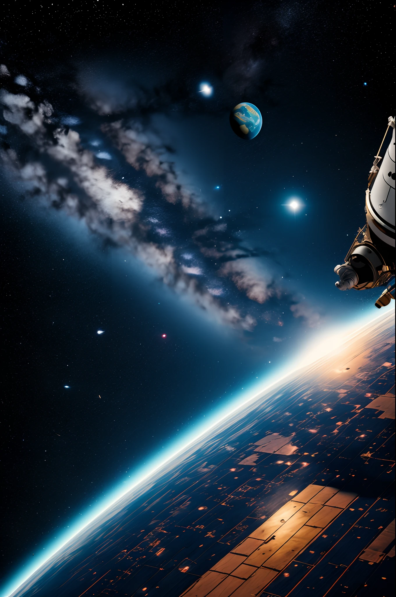 astronalta in space