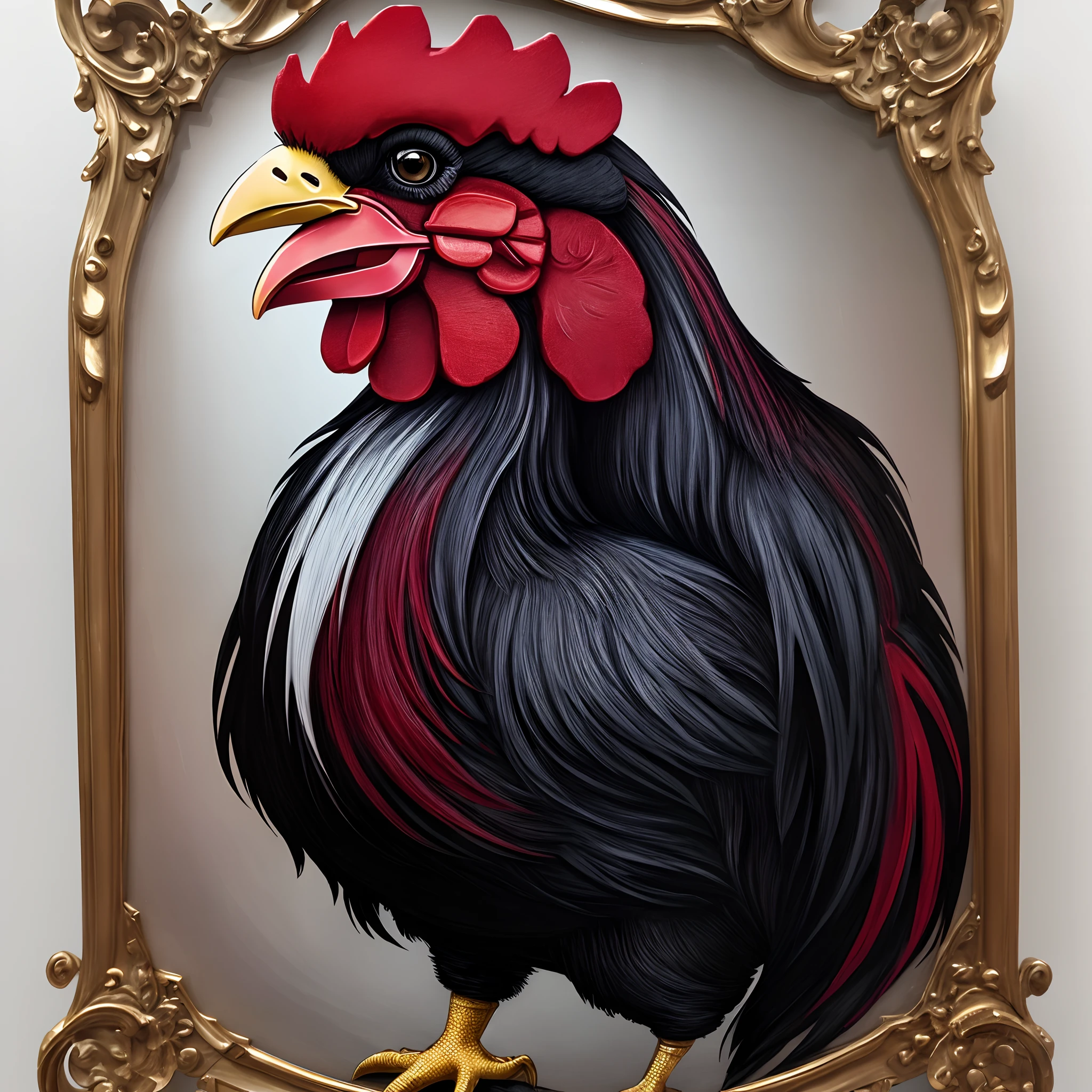 Gaudy Rooster