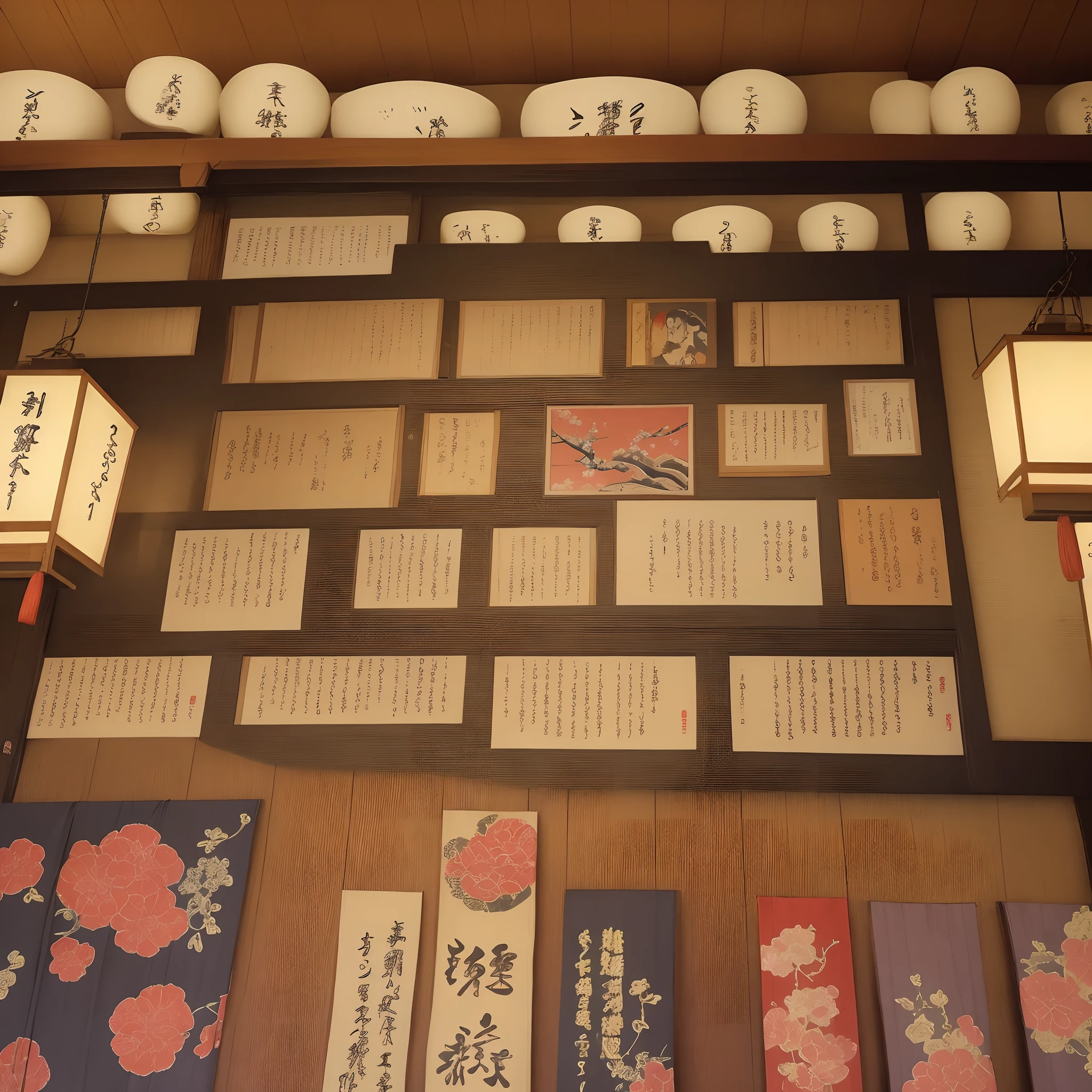 Japan picture scrolls of the Edo period