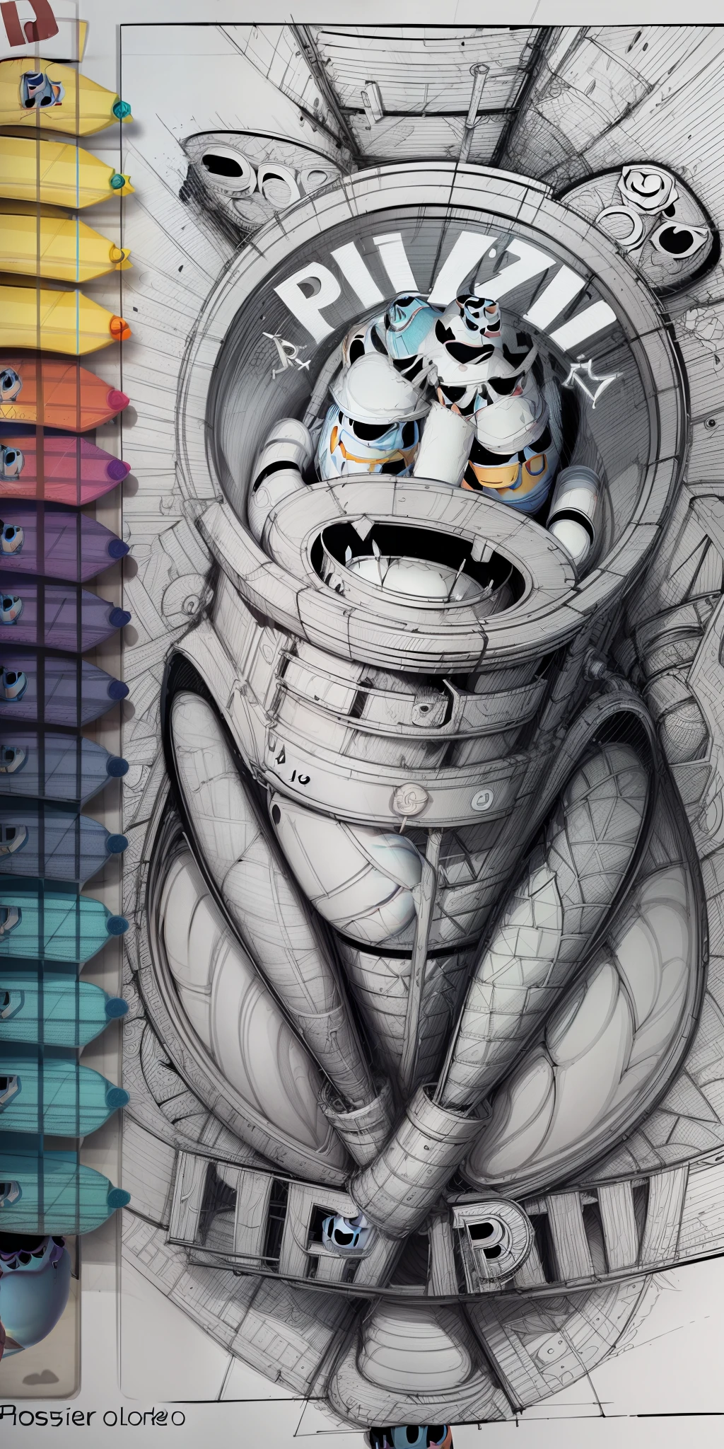 Line drawing, (Pixar style:1.8), (coloring page:1.6) CAT , ColoringBookAF , (blank white background:1.4) --auto --s2