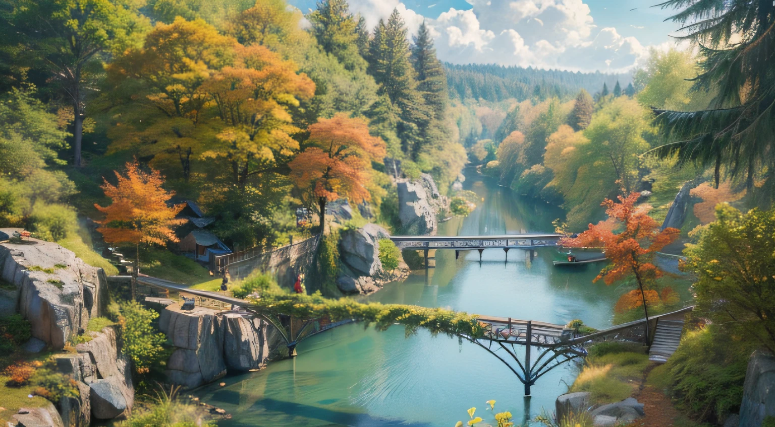 a river