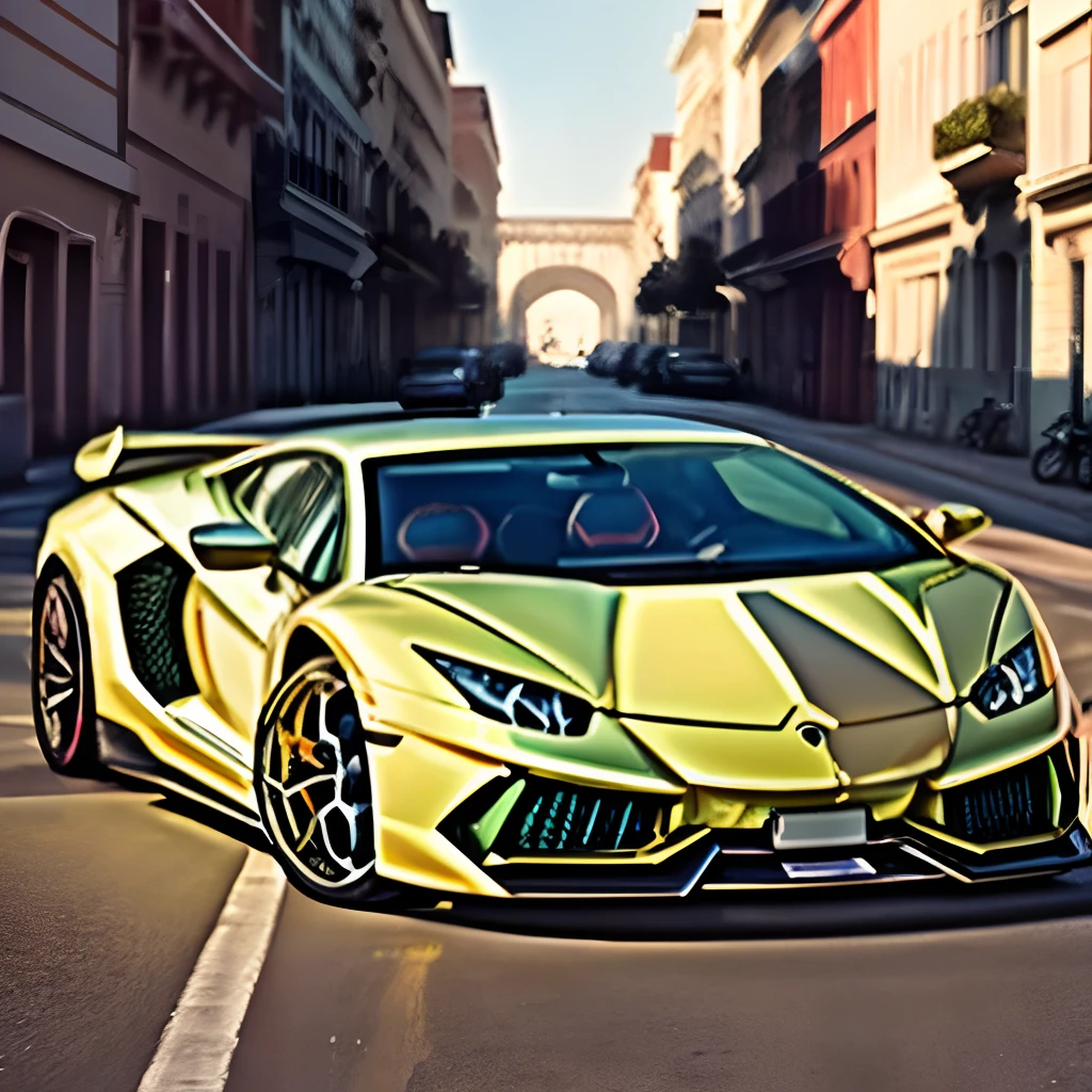 Lamborghini Car Yellow