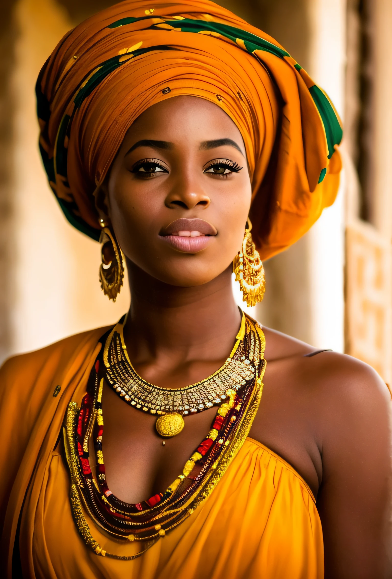 Araffe femme dans un turban et des bijoux pose pour une photo, Superbe princesse africaine, Reine africaine, Femme africaine, Princesse africaine, Bijoux africains complexes, Princesse noire africaine, femme magnifique, Beauté traditionnelle, africain, Photo d’une femme noire, portrait photographié 8 k, Belle ville femme noire seulement, Porter une robe africaine, Femme somalienne, Photo d’une belle femme