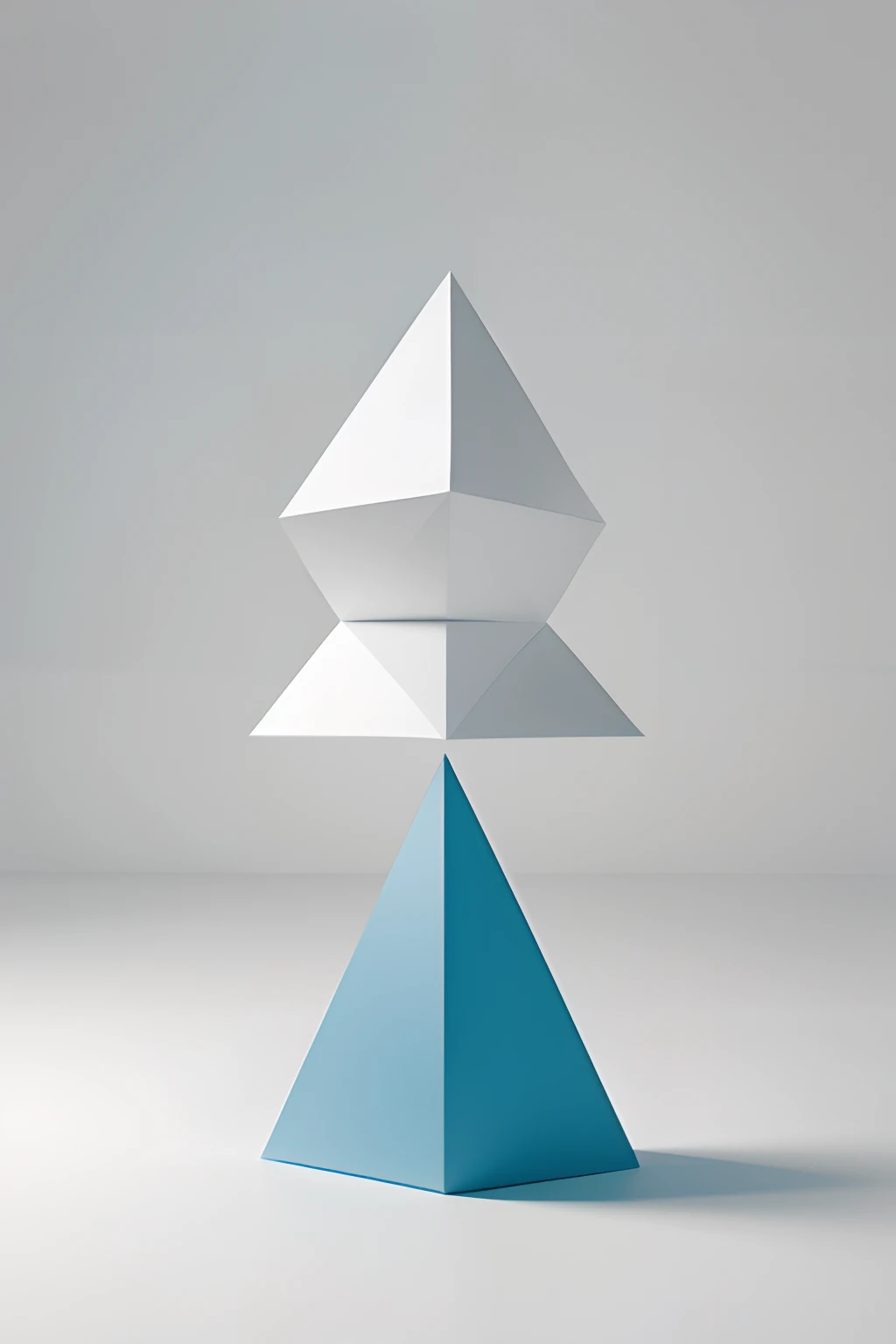 Create a blank creative background for an ad using shapes