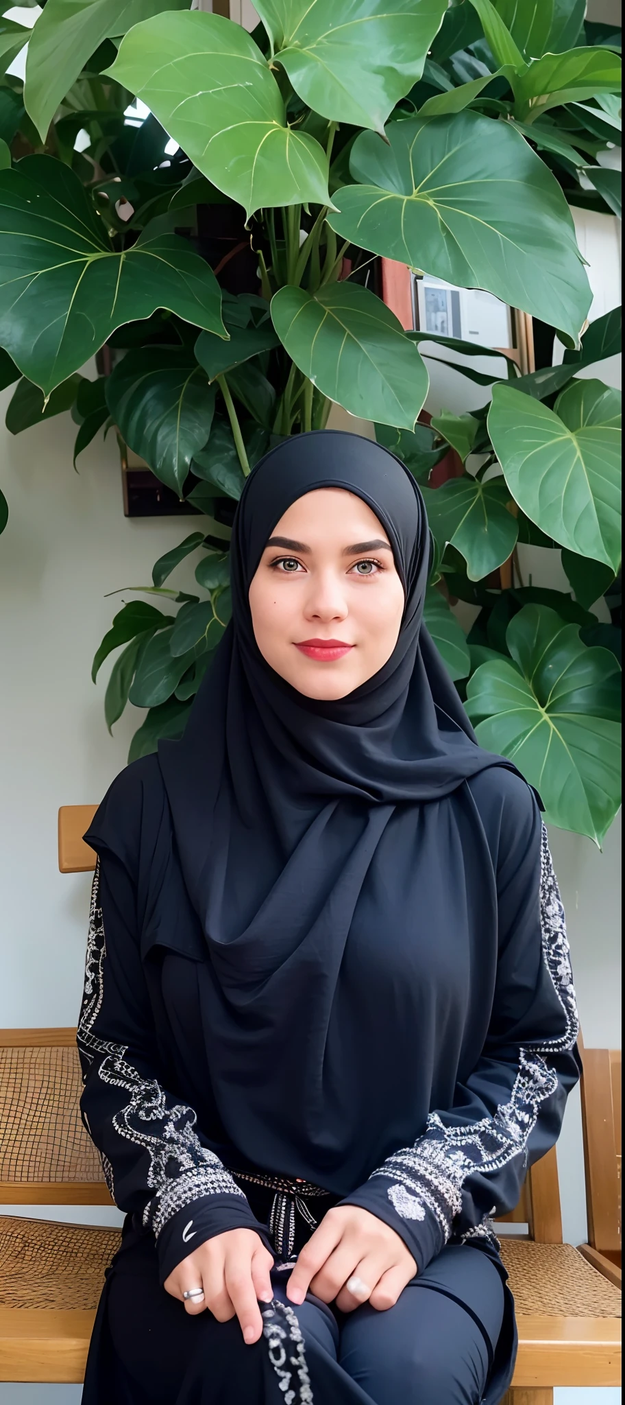 1 mature hijab woman, 24-years-old, naked, bed, huge breasts :96.10, big nipples,