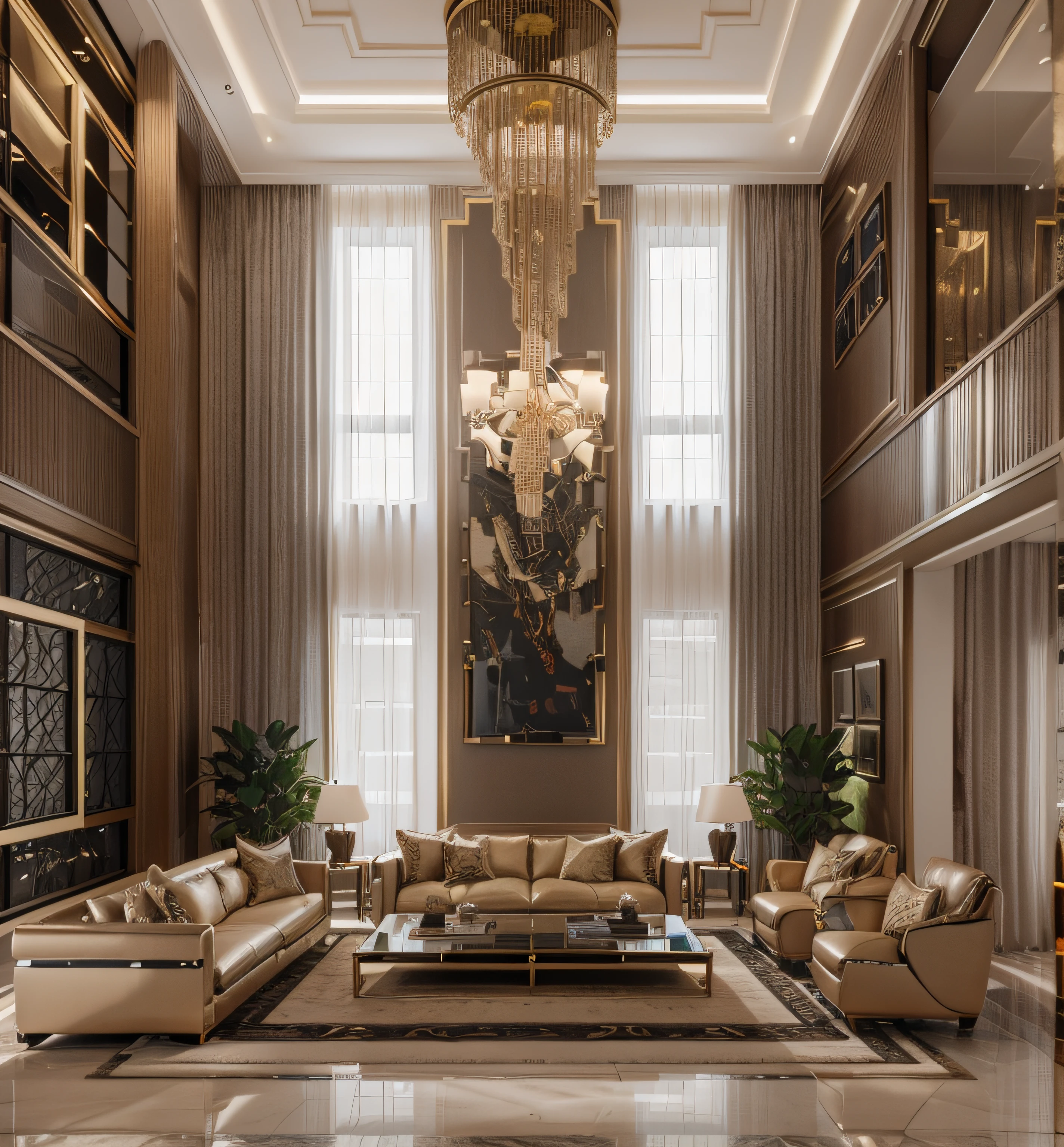 a view of a living room with a couch, chair, coffee table and television, luxurious environment, precise architectural rendering, popular interior design style, high quality rendering, excellent 3d render, apartment design, elegant and refined, insanely detailed rendering, luxury condo interior, Modern living room, realistic 8k render, in style of 3d render, Modern style,masterpiece, highres, Modern living room, Modern home, Simple style, Verism, ray tracing, Sony FE GM, Sony FE, Nikon, Canon, UHD, ccurate, textured skin, high details, super detail, high quality, best quality, 16k, award winning