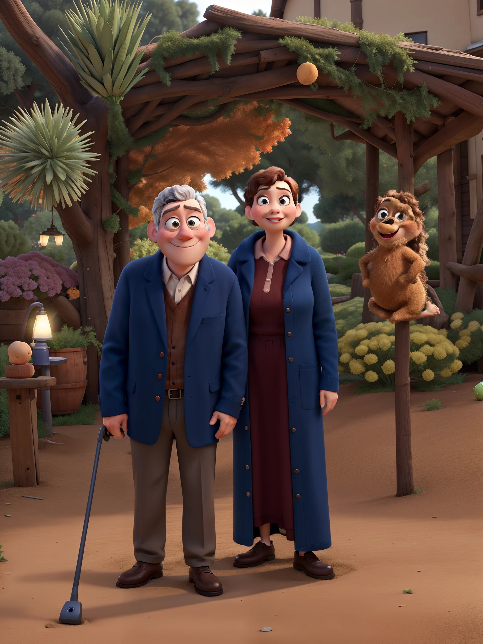 Pixar lady and gentleman