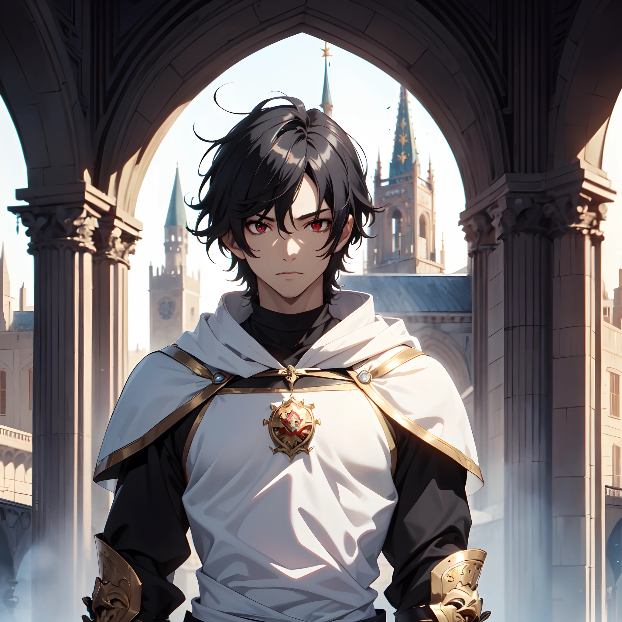 128K Ultra High Definition,
128K Ultra High Quality,
128K Ultra High Resolution,
Best Definition,
Best Quality,
Best Resolution,
Perfectly Detailed,
Perfectly Designed,
Extremely Detailed,
Extremely Designed,
Hyper Detailed,
Hyper Definition,
Hyper Quality,
Hyper Resolution,
Masterpiece,
(((Anime))),
Body Shot,
(((Boy))),
Handsome,
Muscular Body,
(((Black Mid Hair))),
(((Red Eyes))),
(((Hyper Detailed & Perfectly Designed With Ultra High Quality White Warlord Armor))),
(((Inside Of Medieval Royal Palace Background Scenery))),