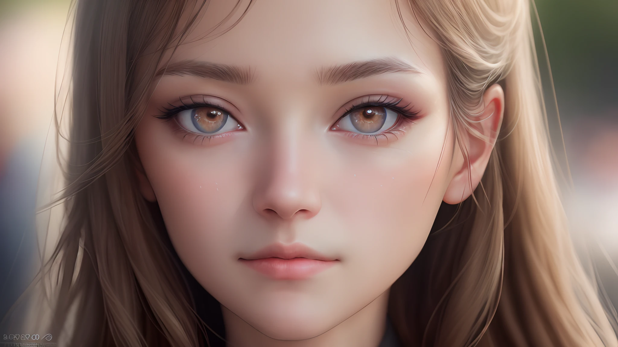 Looking at the audience, close-up, light makeup, realism, realistic photos, professional color correction, 8K, F2.4 aperture, 35mm lens, realistic real face, only the face area is included.