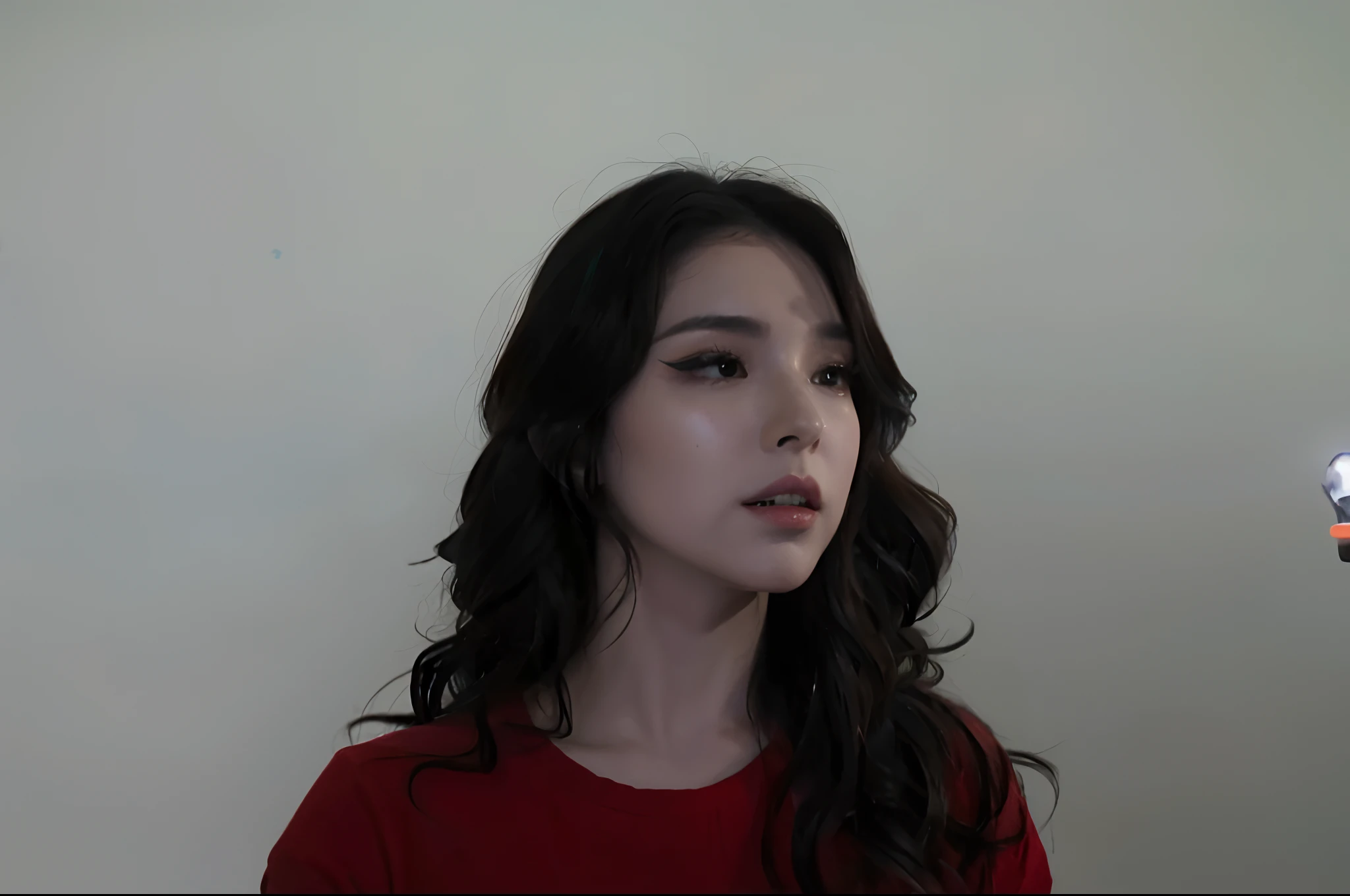 Araffe Star Wars sexy woman with illuminabed sword in a bikini, Amouranth, Mara Jade Skywalker, mais conhecido como Amouranth, Jedi Feminino, mara jade |, com espada de sabre de luz, amouranth as a super villain, segurando sabre de luz 4 k, com sabre de luz, Personagem de Star Wars, segurando uma luzabre. arte splash, rei, peito grande, mostrar mama