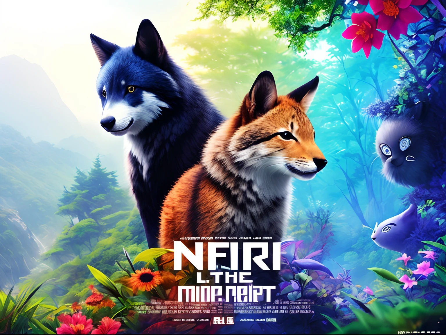 Design movie posters,Screening of a film featuring animals。Various animal characters will appear in the poster,They live in a forest full of life and vitality。The colors of the poster will be bright and vibrant,Full of nature,Emphasize the theme of the film。The whole poster will be fun and engaging,Let the audience look forward to the movie。 --AR 16:9 --s 500 --v 5 --q 2