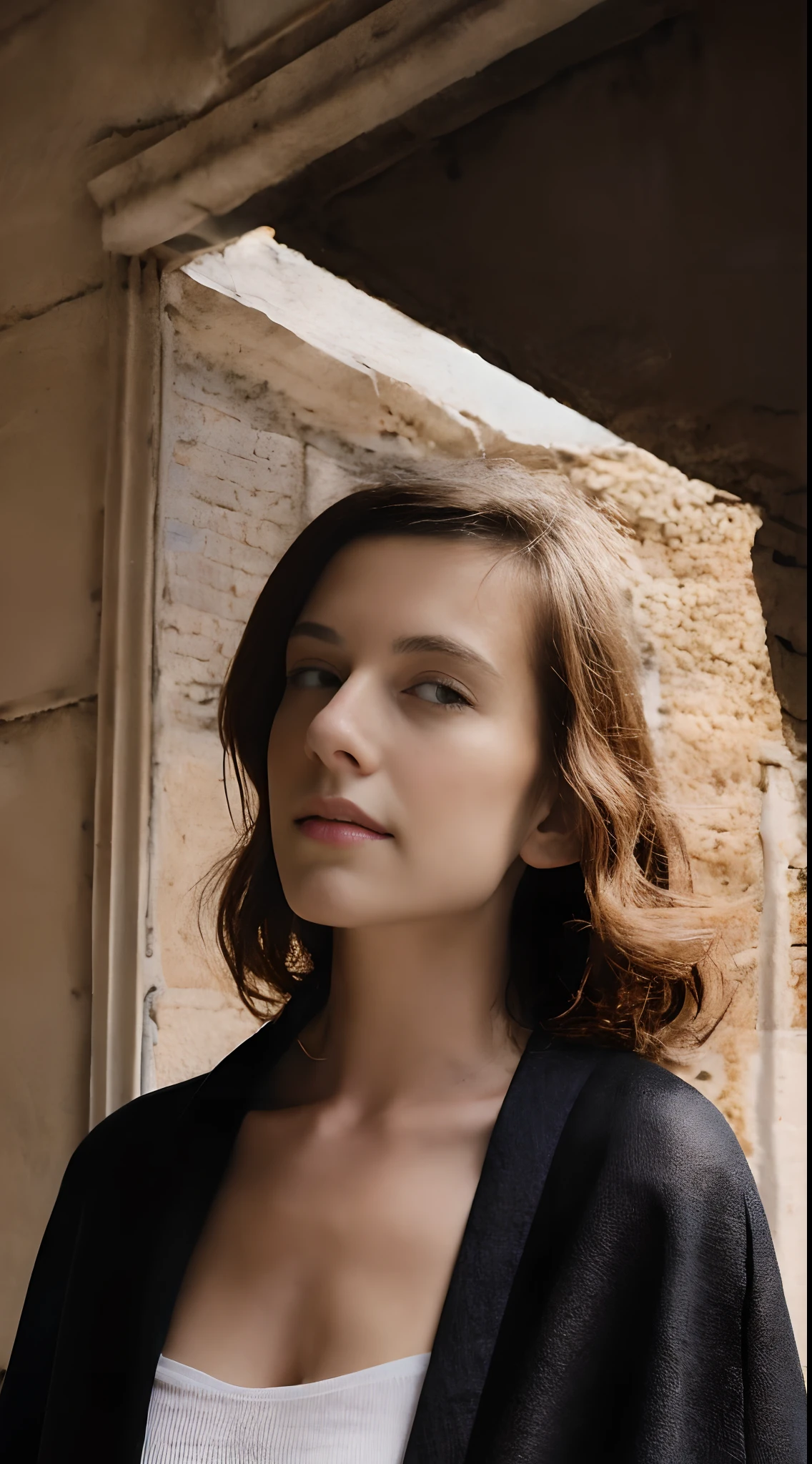 (chef-d’œuvre :1.2), Milf blonde, rétro, sombre et mystérieux, d’une beauté envoûtante, longue cape fluide, motifs brodés, cuir ancien, usé lingerie gros seins, énormes, tenue du 17e siècle, Artisanat exquis, Atmosphère sinistre, brouillard dense, ombres étranges, ruelle faiblement éclairée, cadre gothique, Macabre, envoûtant poétique, clair de lune de minuit, lueur vacillante à la bougie, glaçant, éclairage ambiant, outils médicaux anciens, Photo de studio, rues désertes,  désolation, de