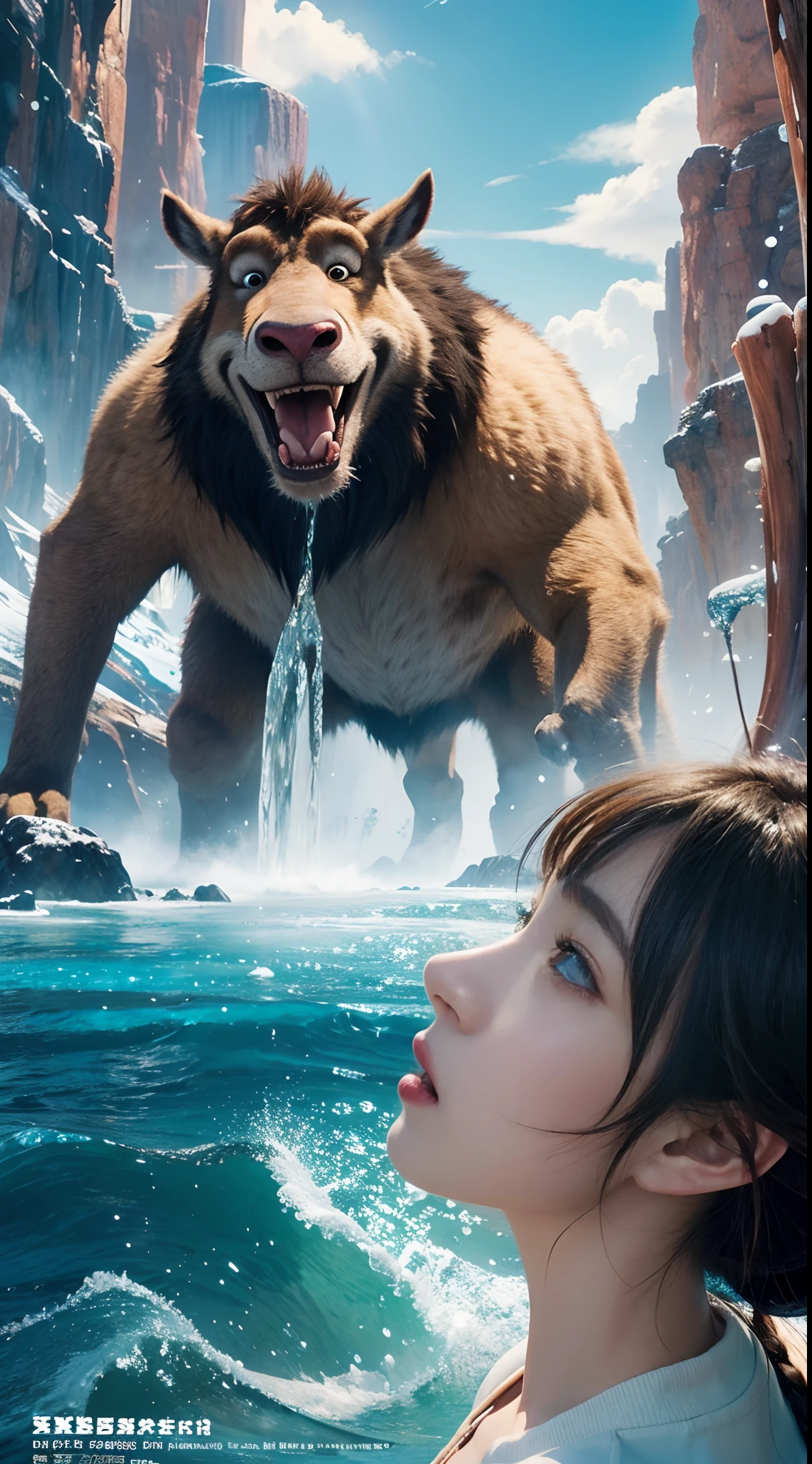 《Ice Age》filmposter，poster for，anime