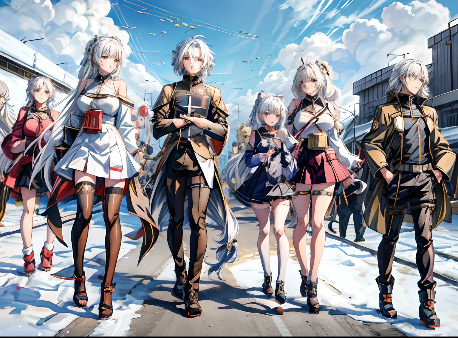 Anime girl with white hair and lion behind her shoulder, best anime 4k konachan wallpaper, anime style 4 k, 4 k manga wallpapers, characters from azur lane, Anime Art Wallpapers 4K, Anime Art Wallpapers 4K, anime fantasy illustration, anime fantasy artwork, 4k anime wallpaper, Anime Art Wallpapers 8K, from the azur lane videogame