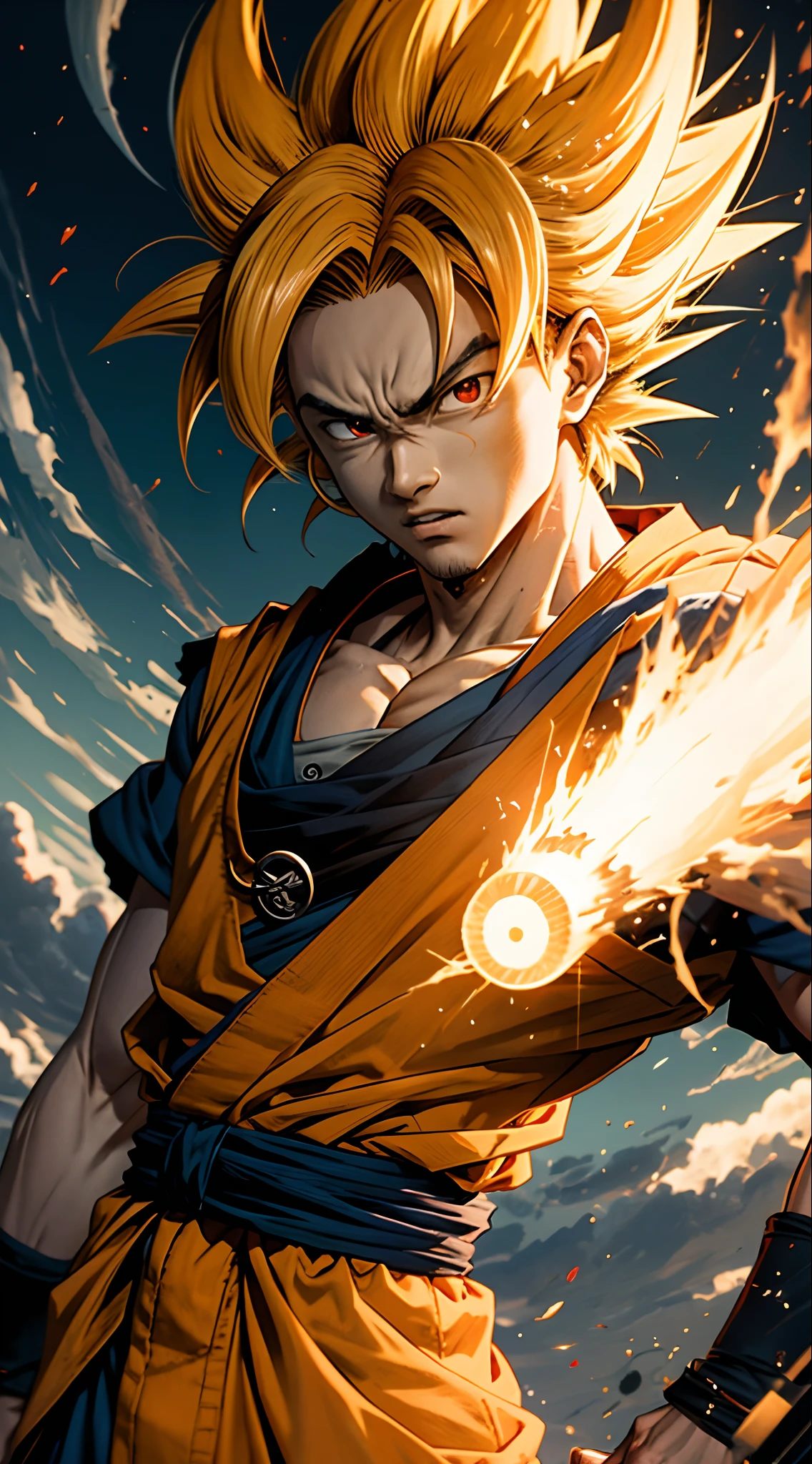 Goku with sharingan