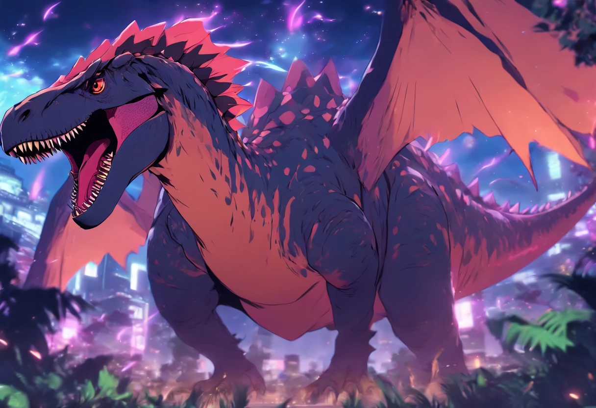 Dinosaur like Monster with wings and scorpion like tail