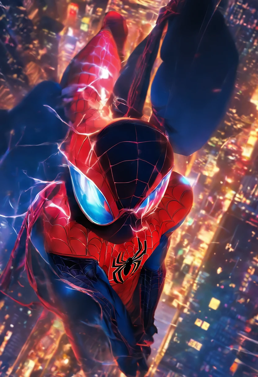 Spider-Man movie poster,poster for,tmasterpiece,super-fine,Ultra photo realsisim,Hyper-realistic,best qualtiy,8K,Ultra-clear,A high resolution,