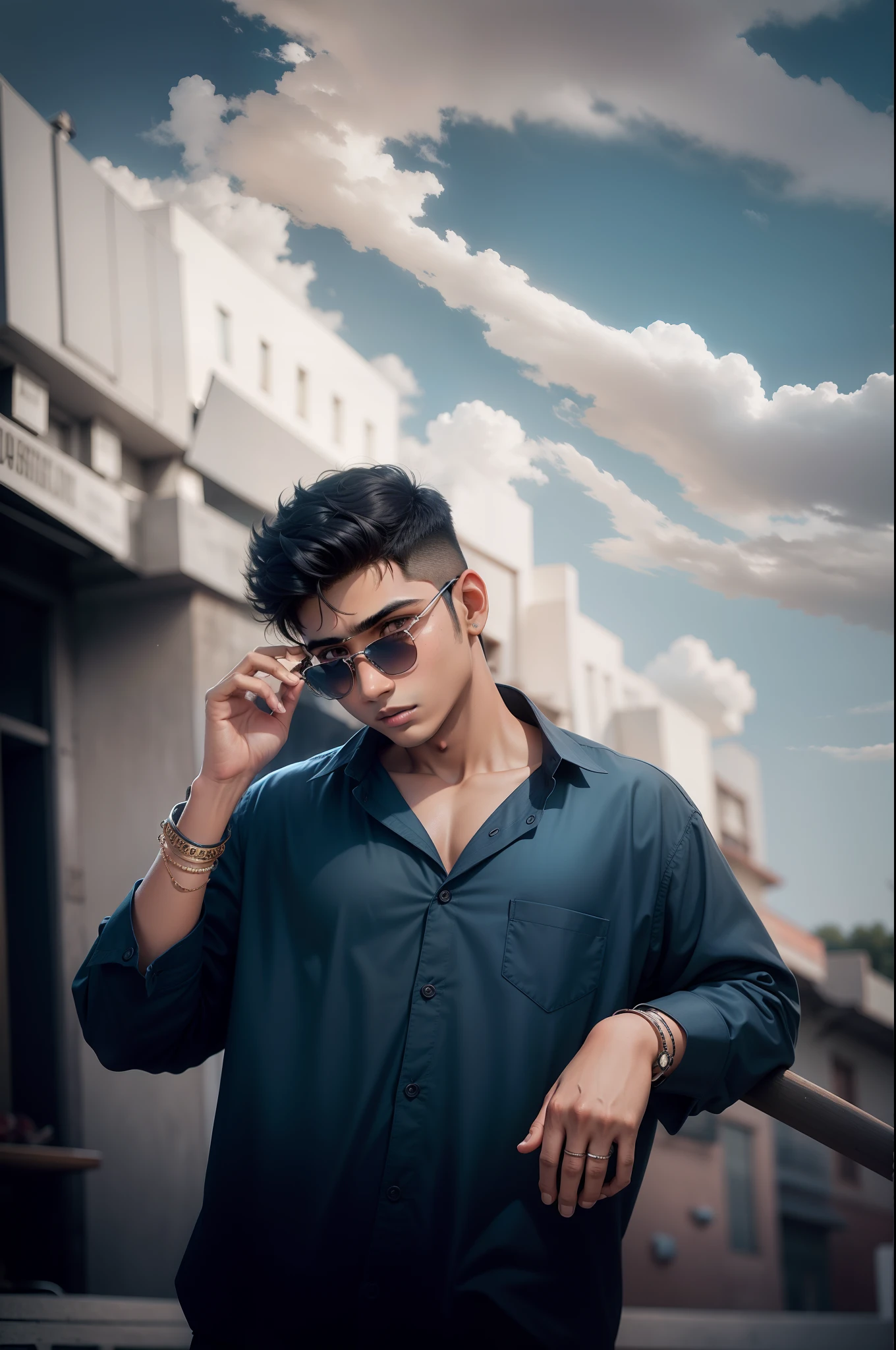 Handsome Indian ager