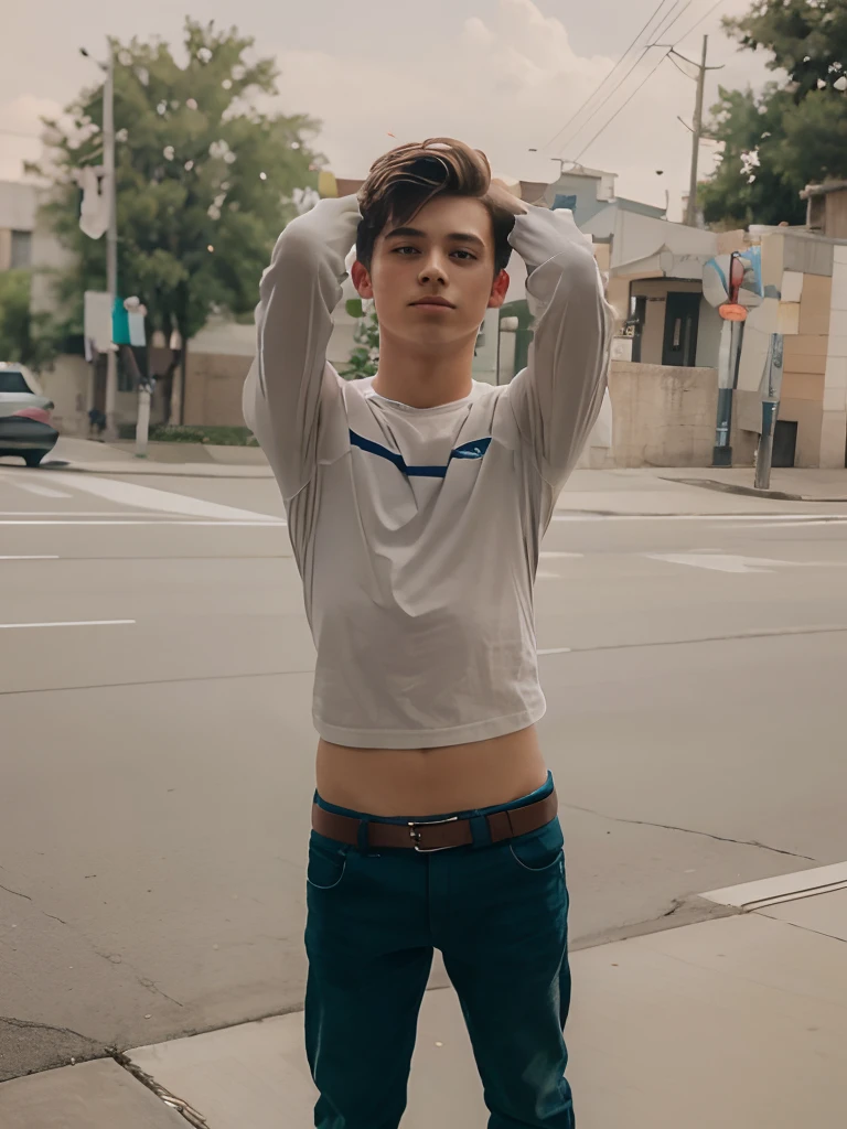 Boy wearing a shirt