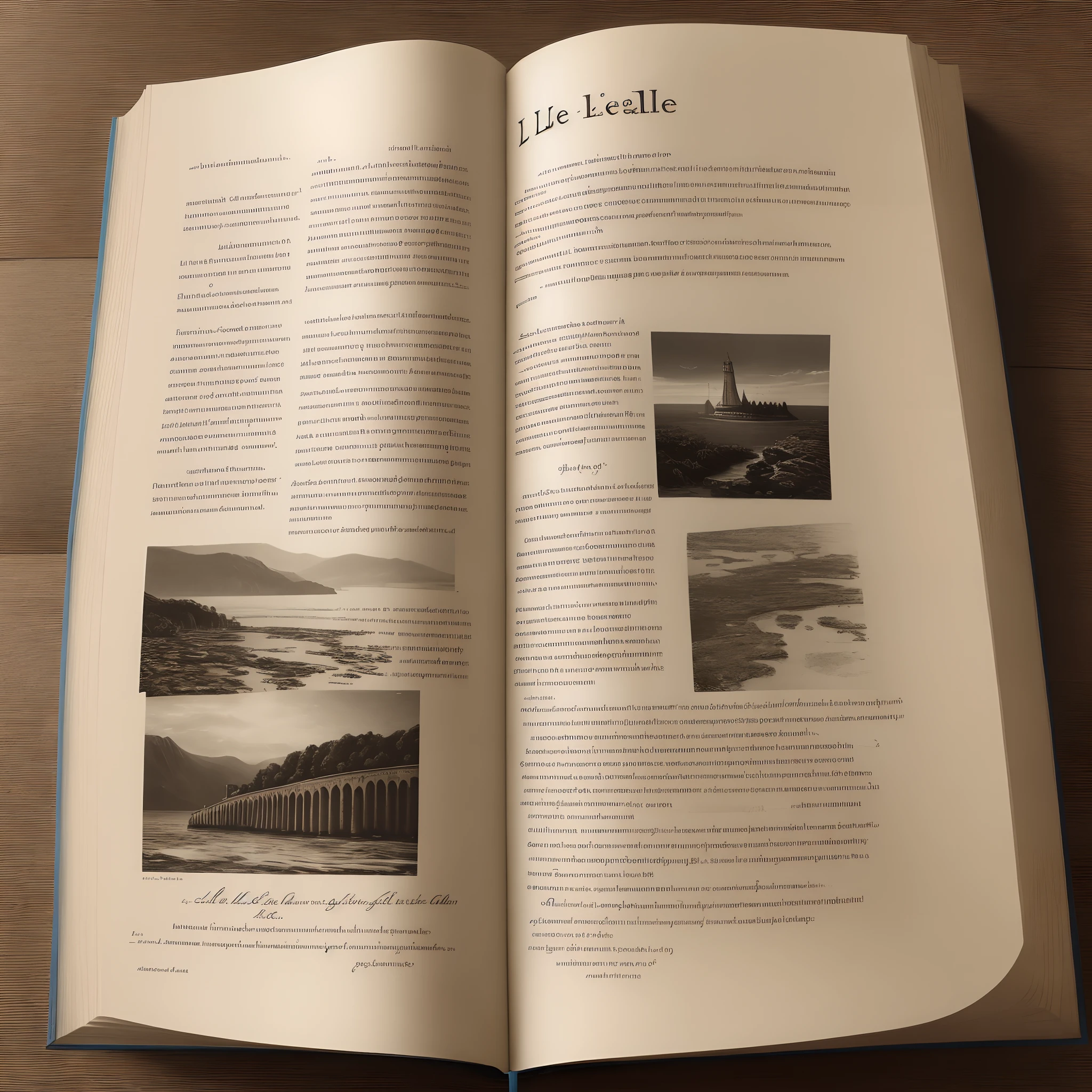 A flyleaf on the book L'ile des gaucher