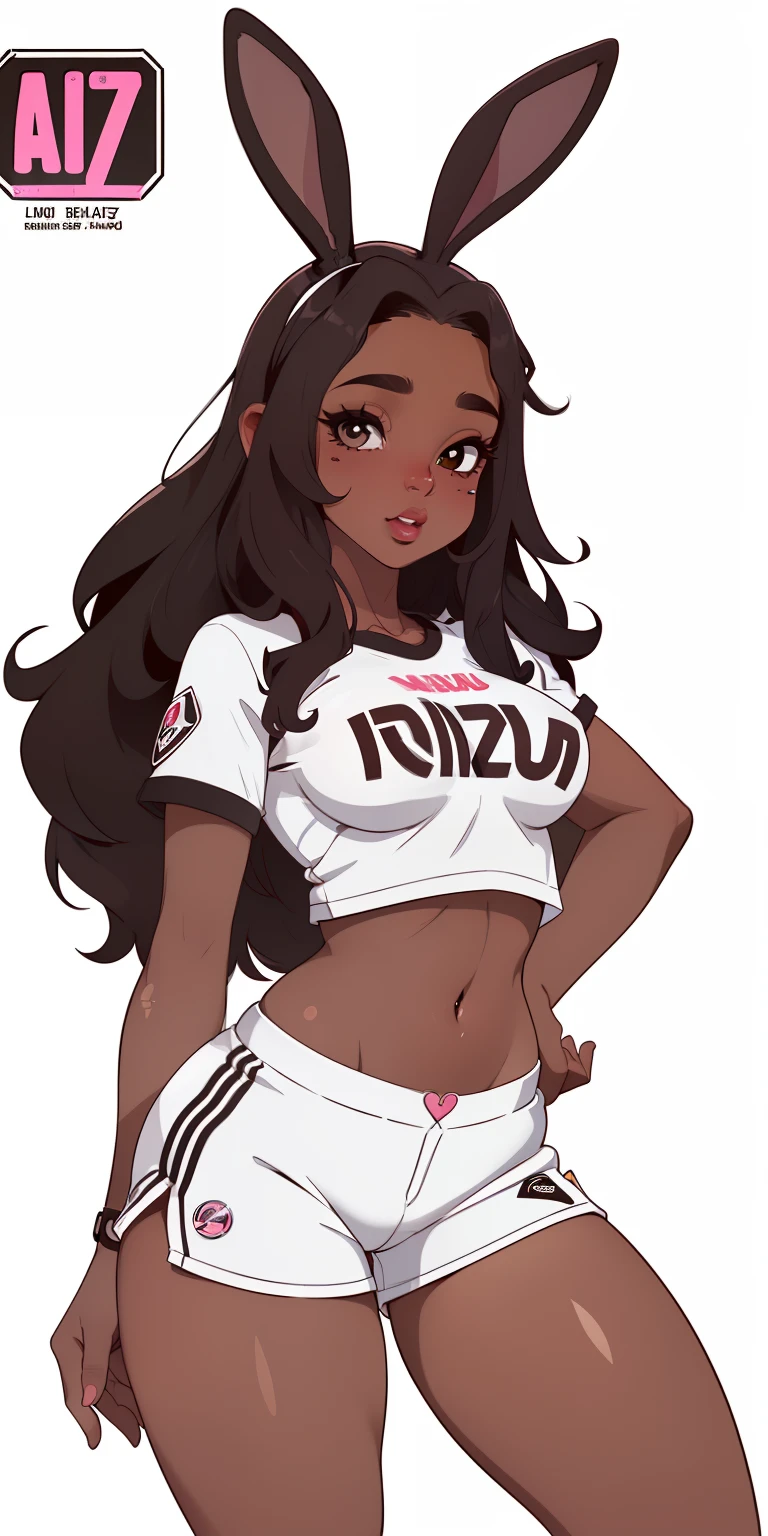 (nsfw lolabunny, coelho, pele bronzeada, olhos azuis, nariz rosa, dentes de fivela, faixa de cabelo, uniforme de basquete, camisa branca, white shorts, midriff, logotipo na camisa:1.2), (por ratte e nuzzo e kenket:0.7), pele realista, real, detalhado, (pele detalhada, pele, corpo peludo: 1.2), peludo, anthro, melhor qualidade, foto profissional, fotorrealismo, alta qualidade, volumetic, ray tracing, HDR, 4K, 8k, ress absurdos, realista, Maximum shading, ((nsfw, obra-prima)), (close, retrato, em uma quadra de basquete:1.2),