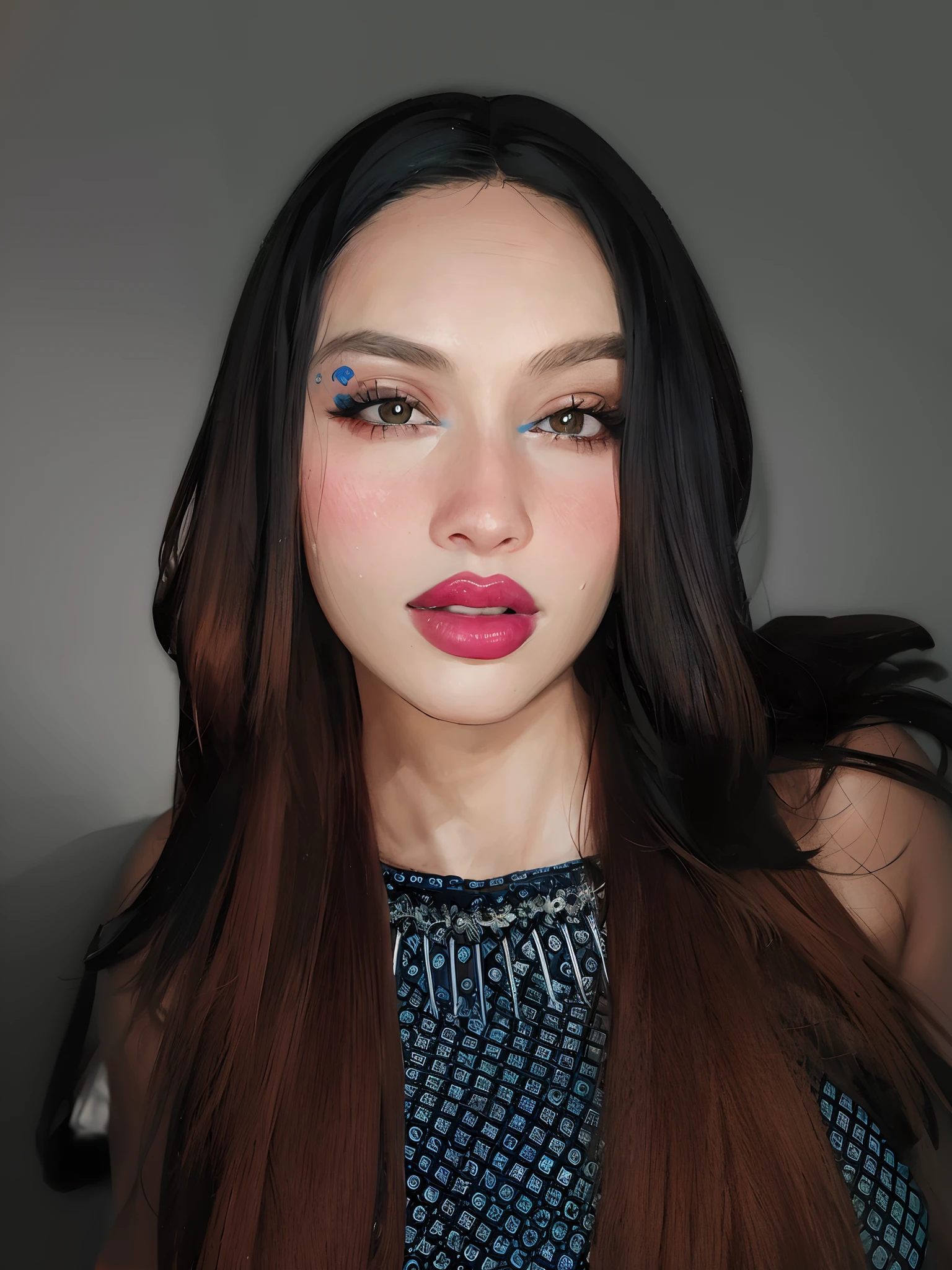 (obra-prima, qualidade superior, melhor qualidade, arte oficial, beautiful and aesthetic: 1.2), (1girl), extremamente detalhado, (arte fractal: 1.3), colorido, mais detalhado, Full of musical notes behind the girl.