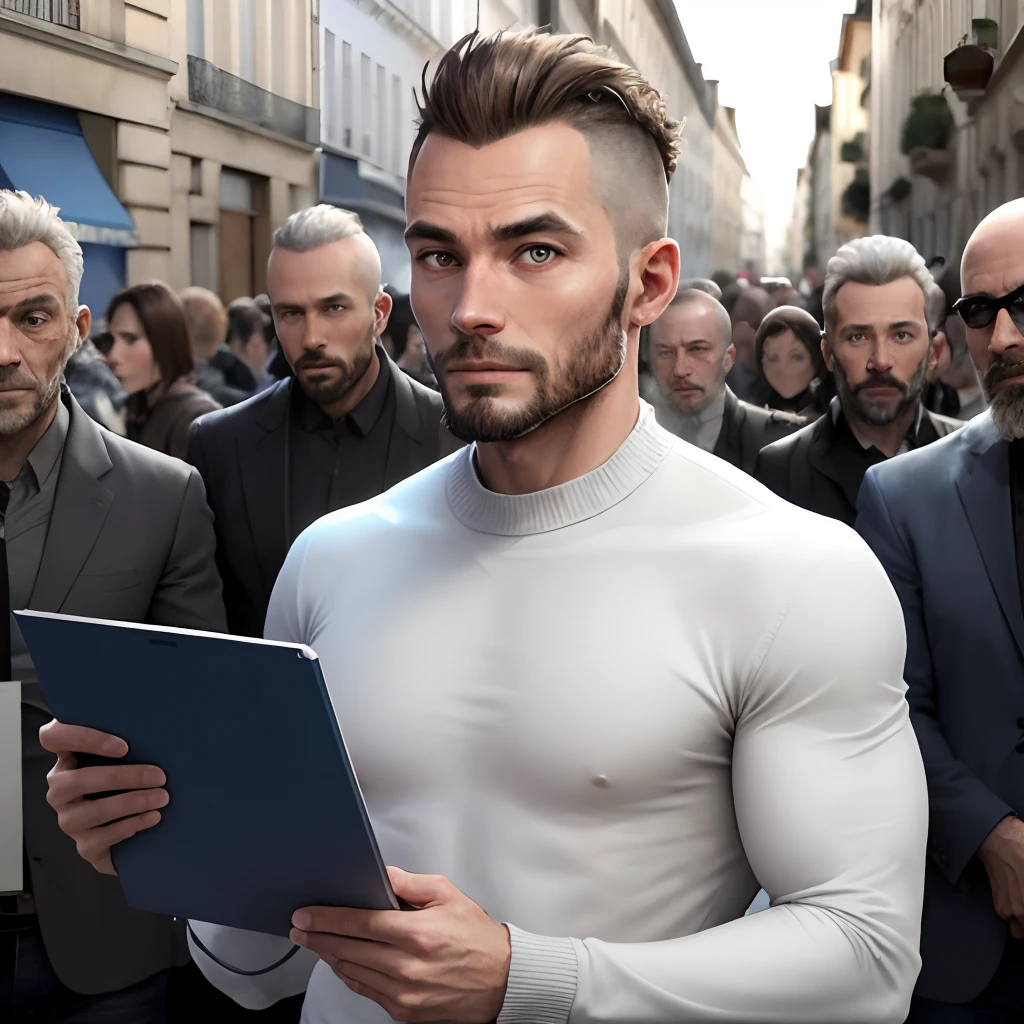 Homme 37 ans qui veux qu'on le voie dans une foule