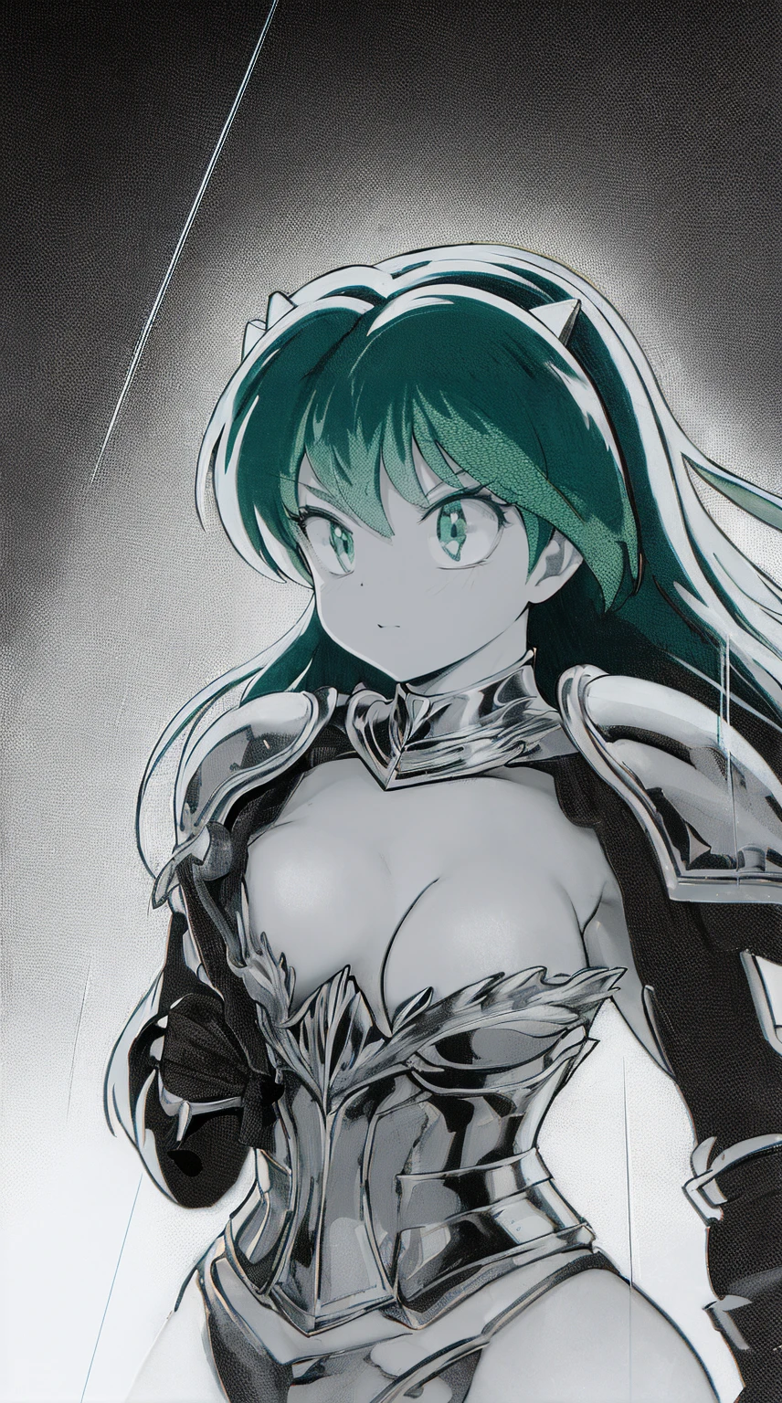 masterpiece, best quality,medieval armor, corset, breastplate,lum, , urusei yatsura,bikini,Romanticism, Gothic art, anime, Renaissance, Conceptual art, chiaroscuro, depth of field, cinematic lighting, motion blur, chromatic aberration, sparkle, glowing light, god rays, ray tracing, reflection light, backlighting, blending, bloom, chromatic aberration abuse, dithering, drop shadow, film grain, Fujicolor, halftone, image fill, motion lines, multiple monochrome, optical illusion, anaglyph, stereogram, scanlines, silhouette, speed lines, vignetting, UHD, retina, masterpiece, ccurate, anatomically correct, textured skin, super detail, high details, high quality, award winning, best quality, highres, 1080P, HD, 4K