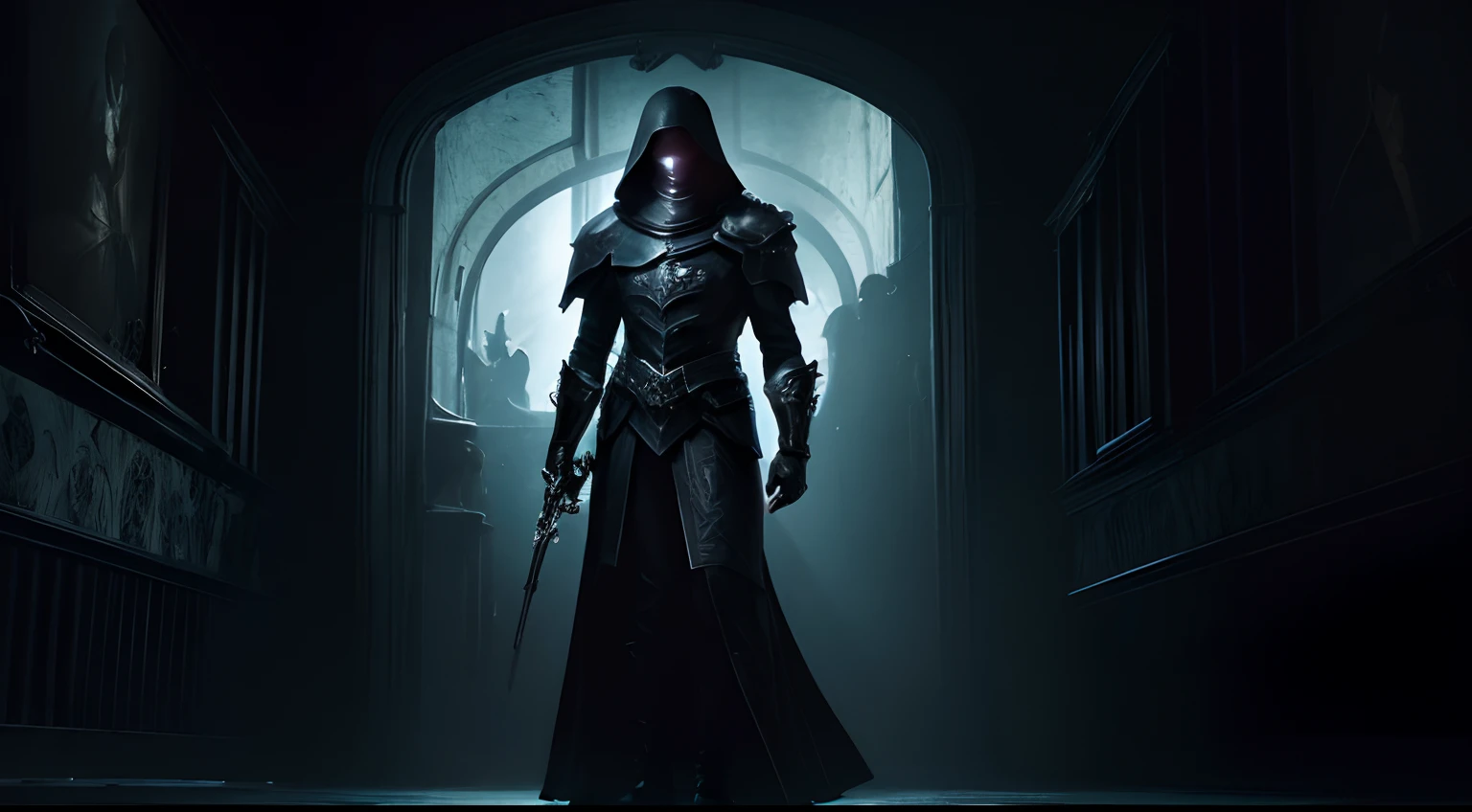 (((masterpiece))), high resolution, high detailed, UHD, voices of the void, darkness, scify
