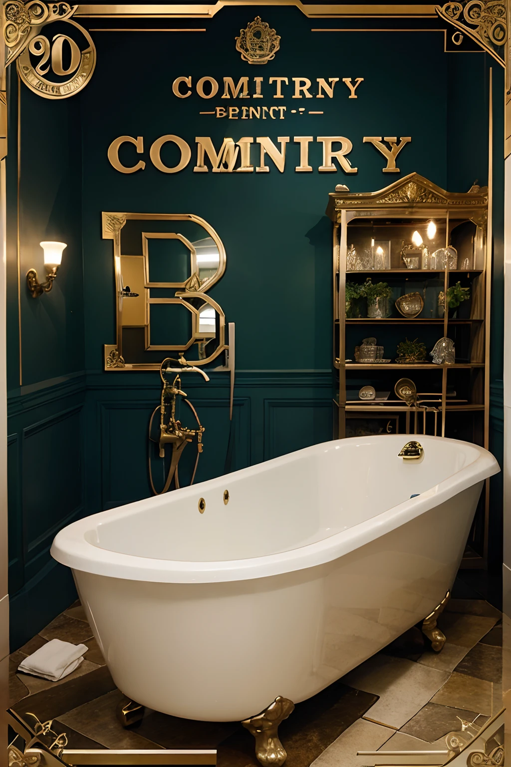 Happy 20th Anniversary Company Banner THE VICTORIAN BATHTUB TYCOON