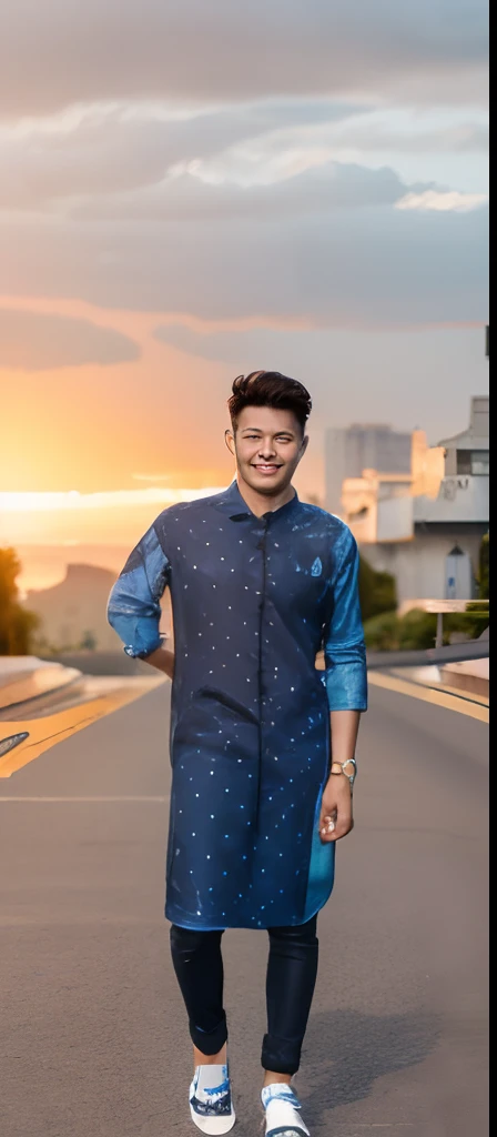 A handsome men ,18 age , Short Hair Hair, korea , Student,(((Wear a black long-sleeved denim shirt......))), full body view,smile ,Pectoral muscles, Big arm muscles, Big muscles, Wide shoulders ,athlete , Upper body (1), It's raining: 1.3, gym: 1.2, body dripping wet: 1.1, Cycling